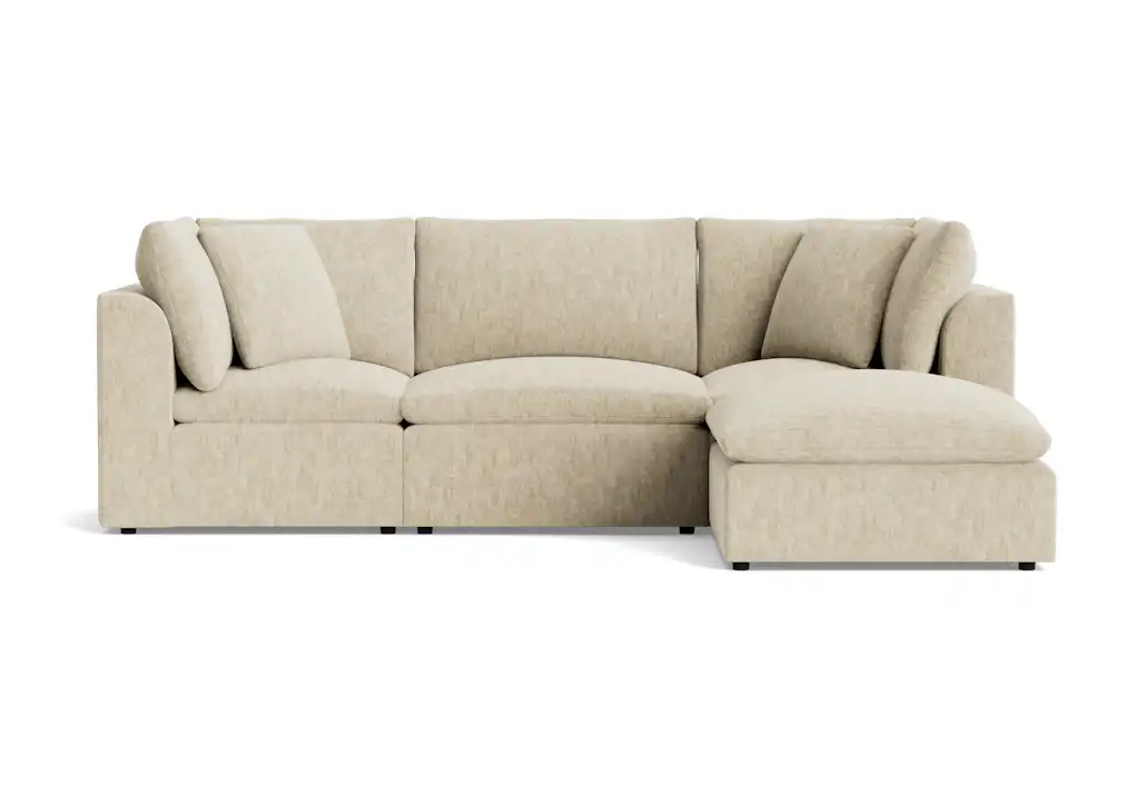 bryant petite modular sectional crave irish cream