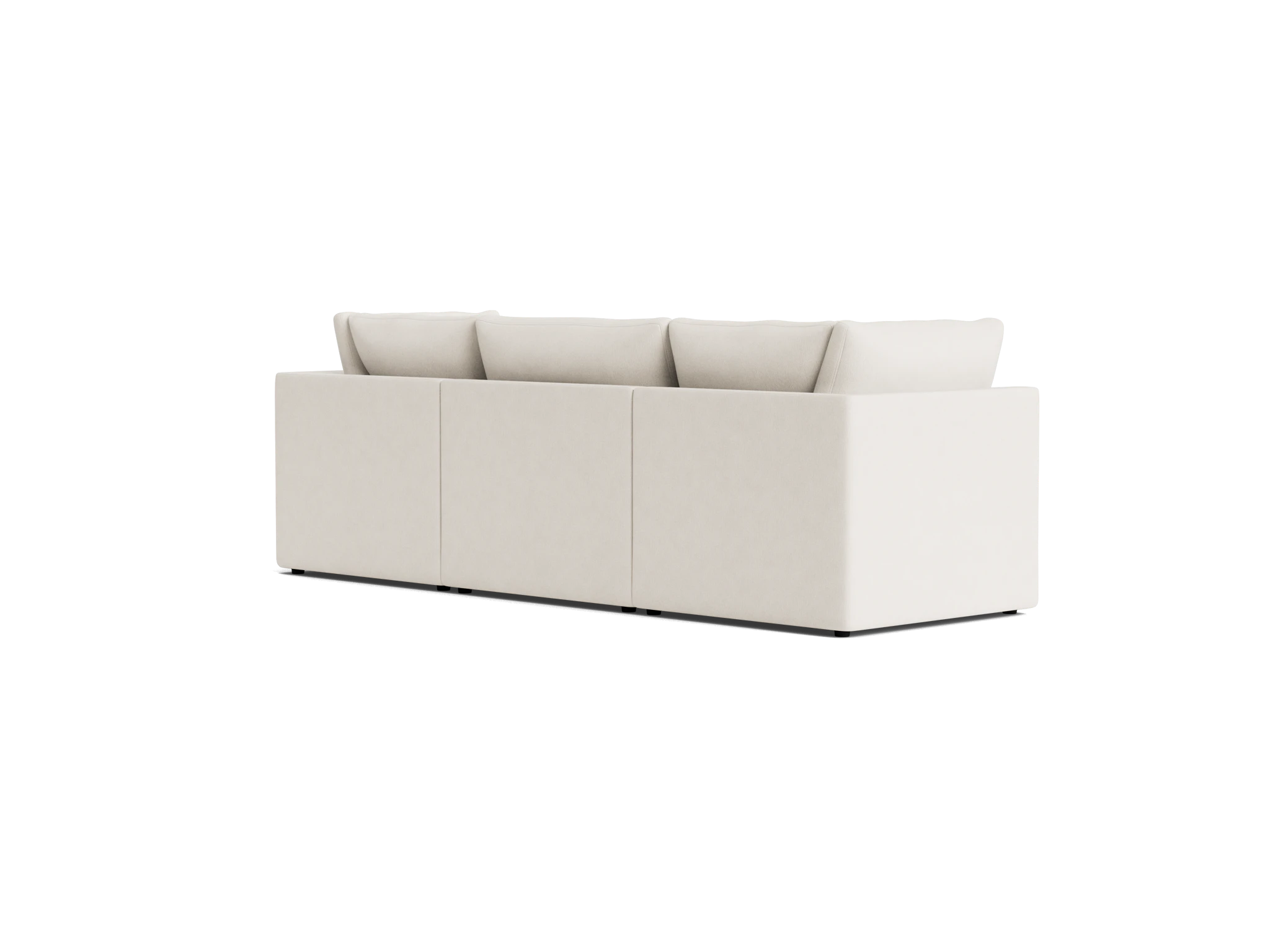 bryant petite modular sectional sunbrella loft white