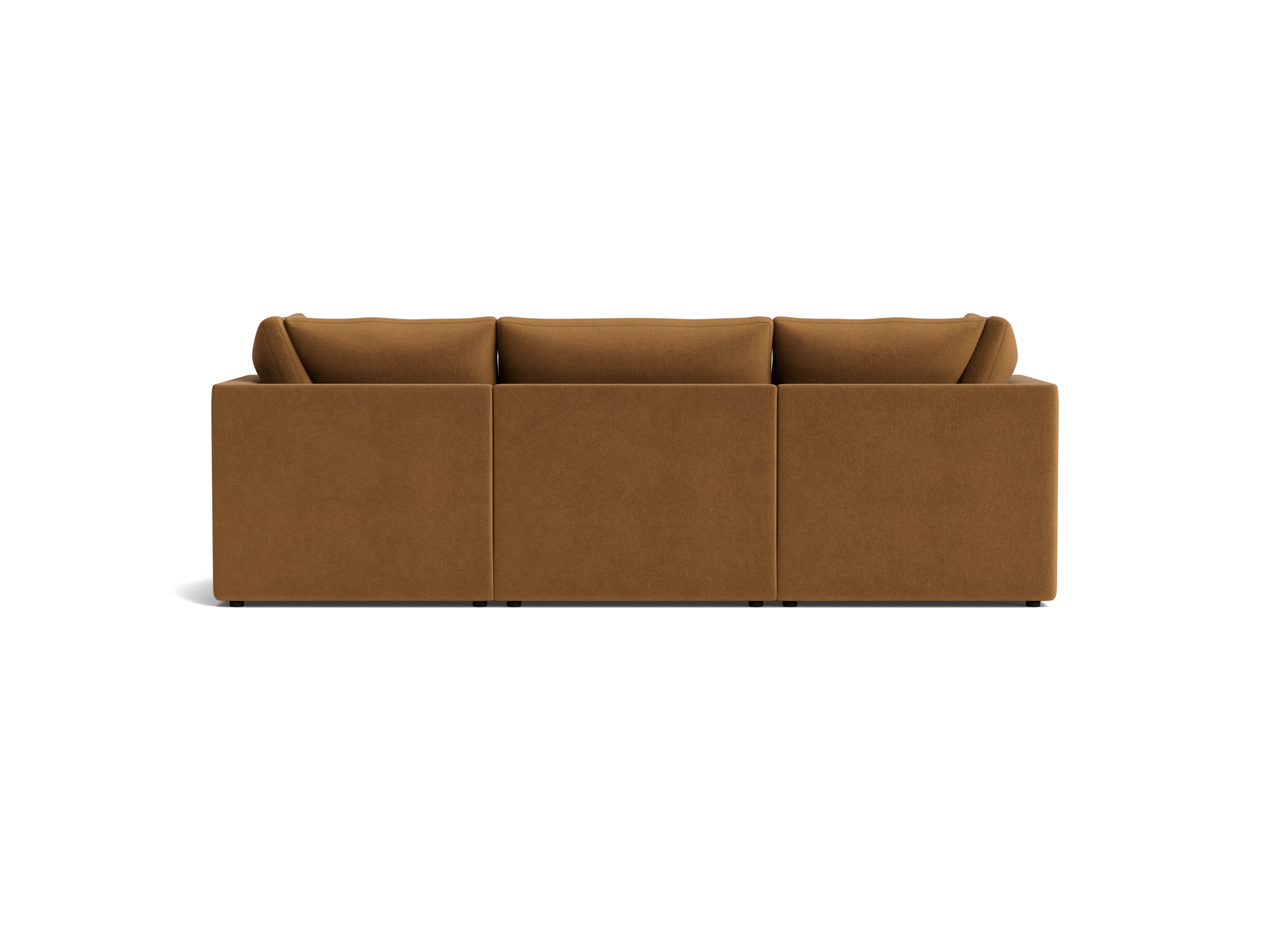 bryant petite modular sectional banks nutmeg