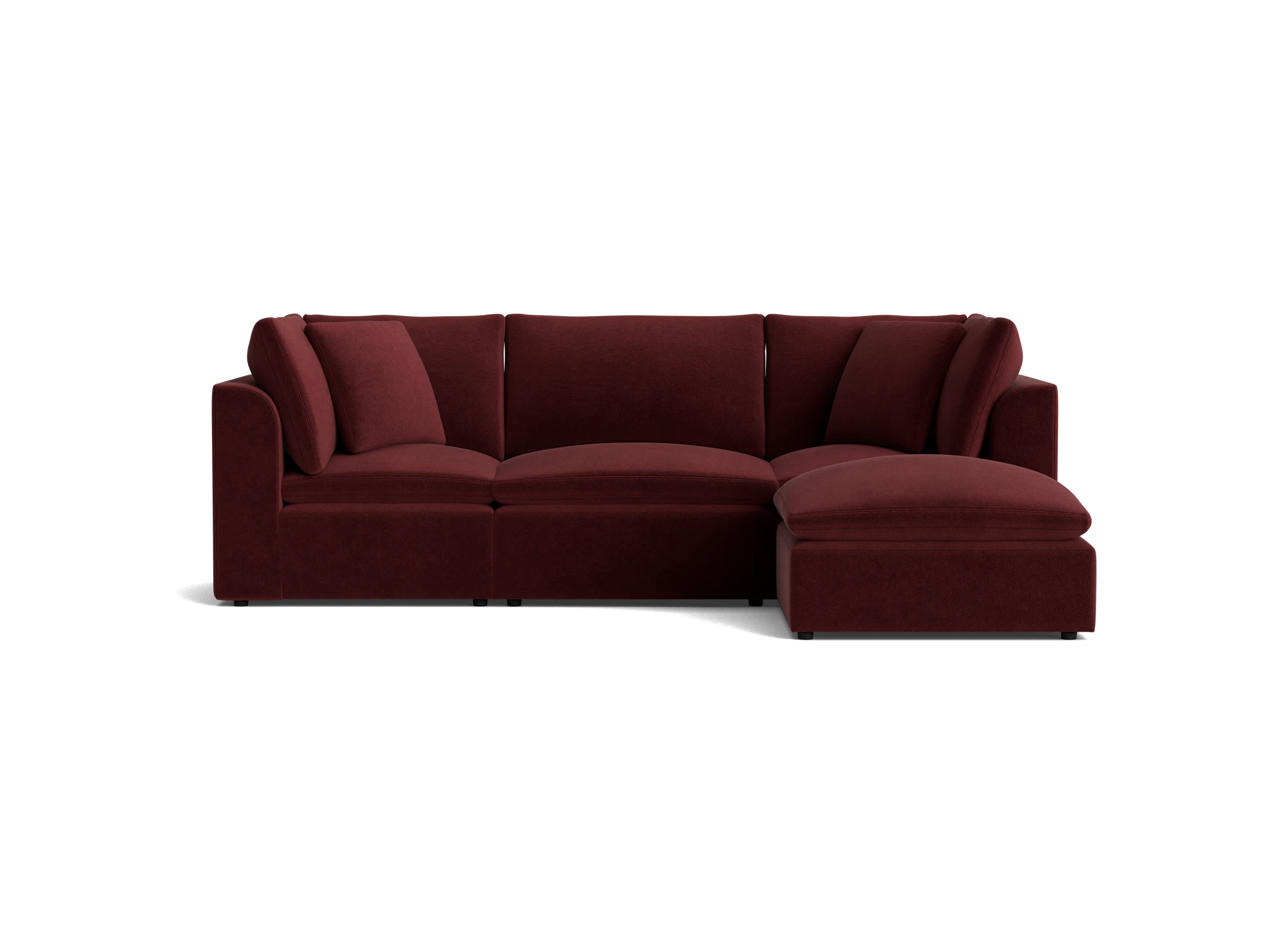 bryant petite modular sectional banks currant