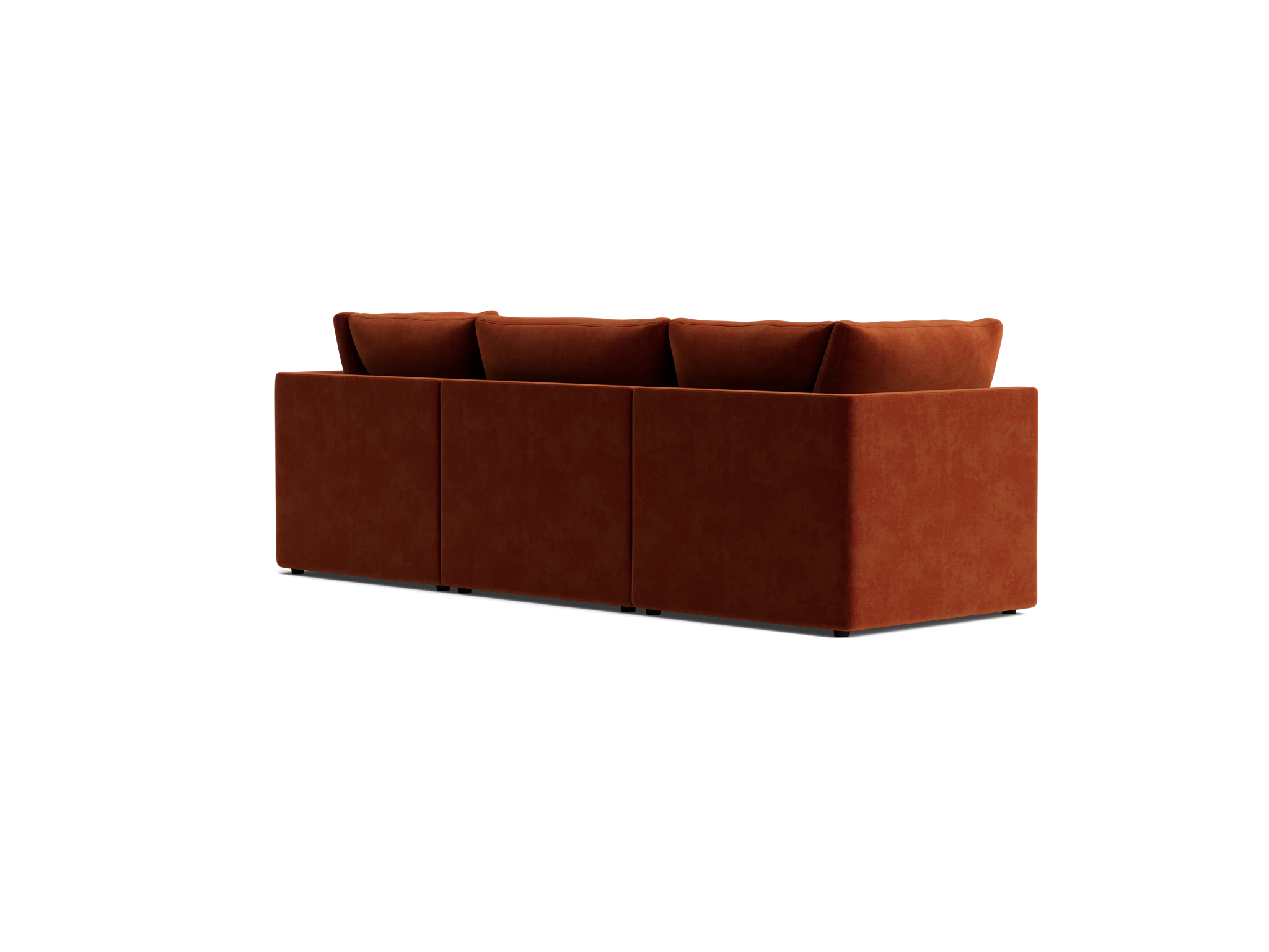 bryant petite modular sectional harper cinnamon