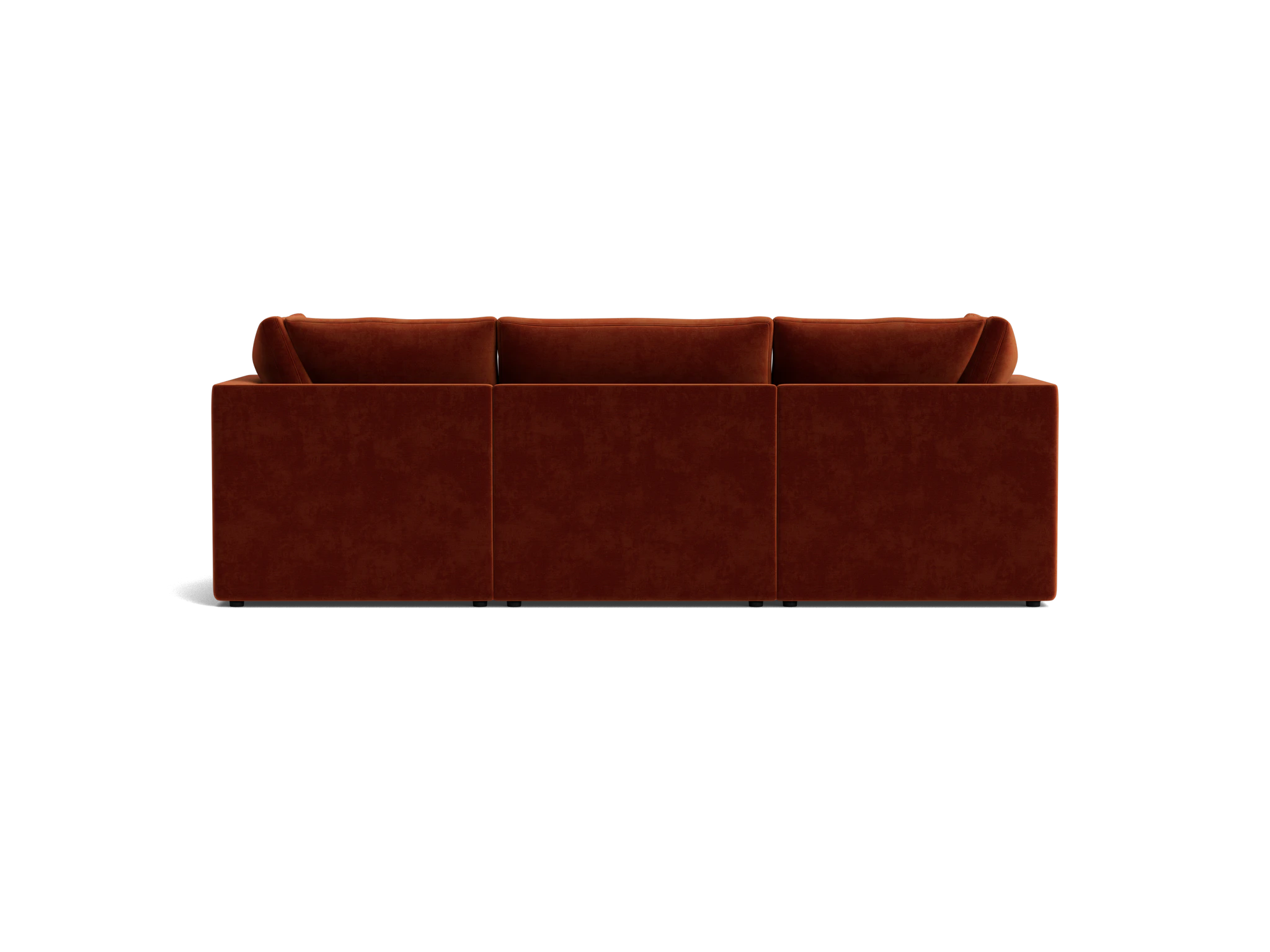 bryant petite modular sectional harper cinnamon