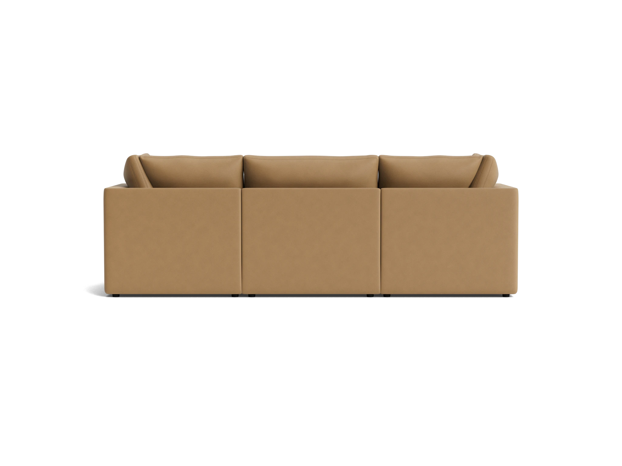 bryant petite modular sectional washed california biscuit