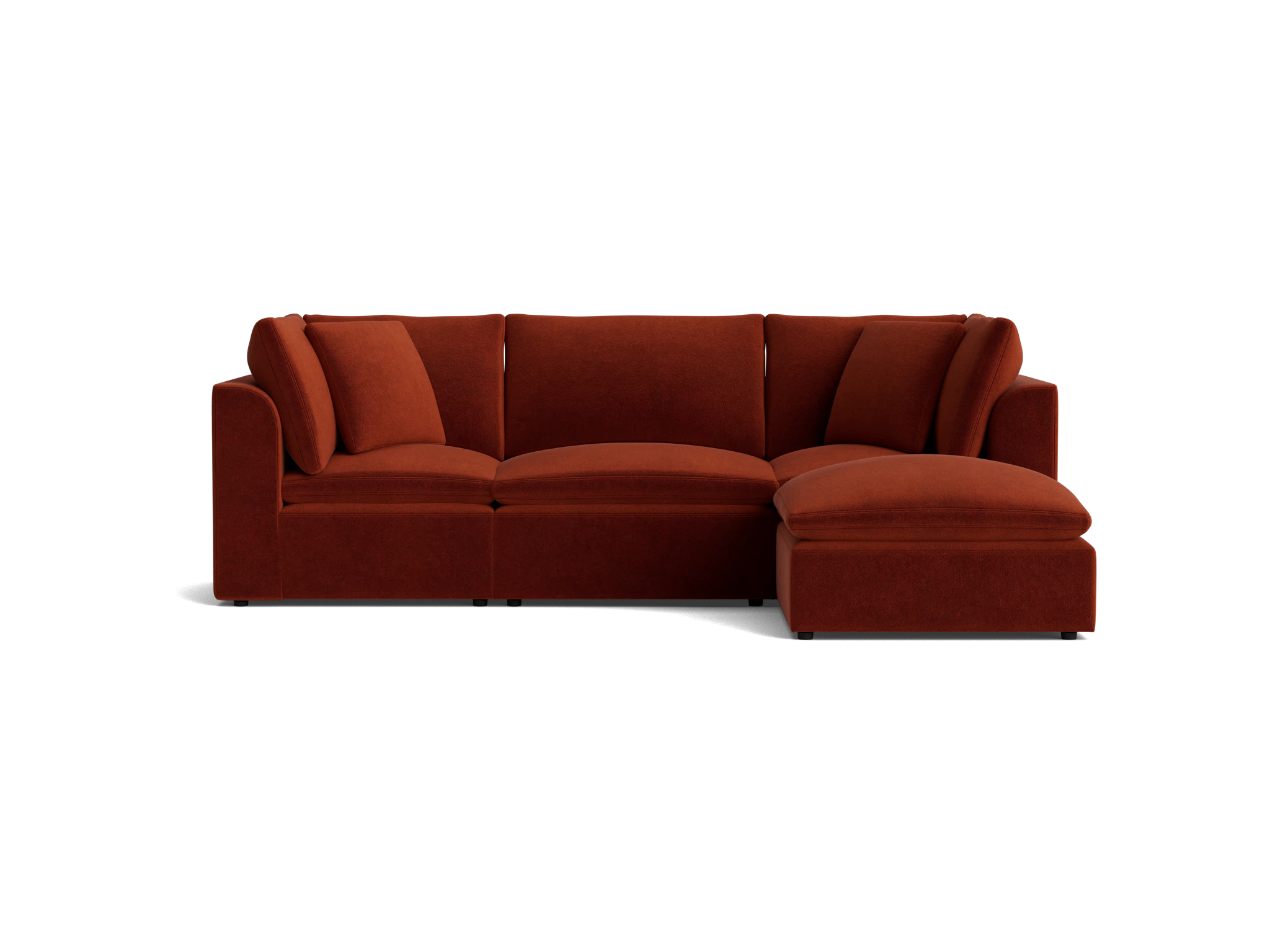 bryant petite modular sectional banks zinnia
