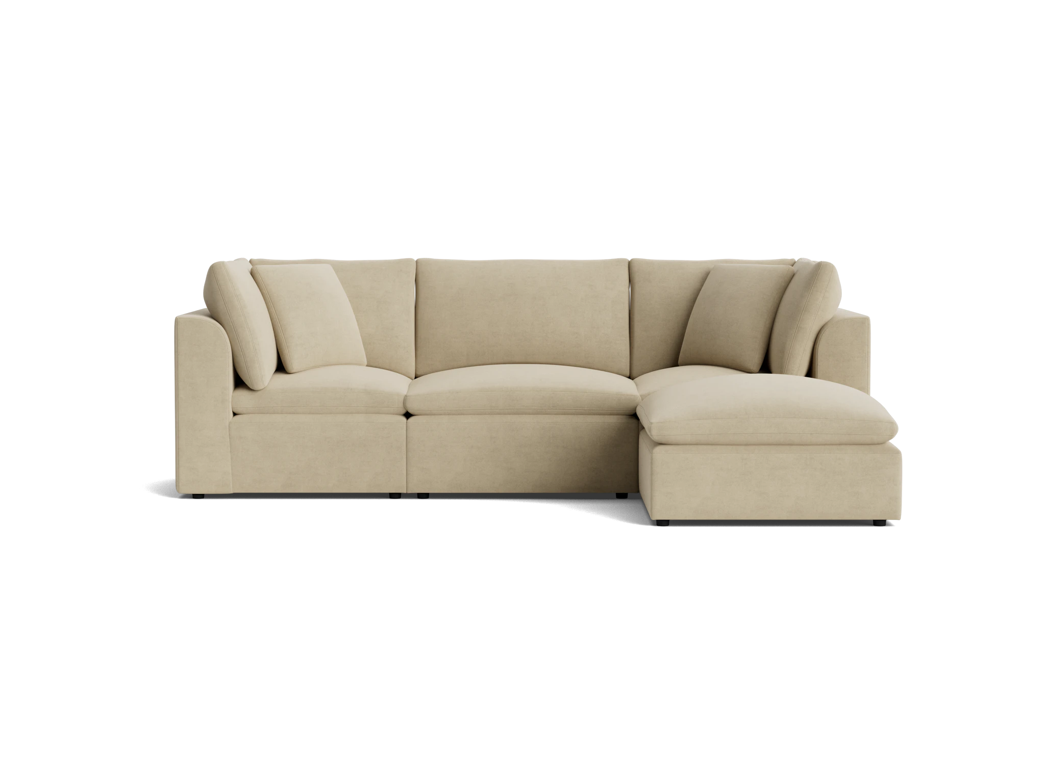 bryant petite modular sectional royale sand