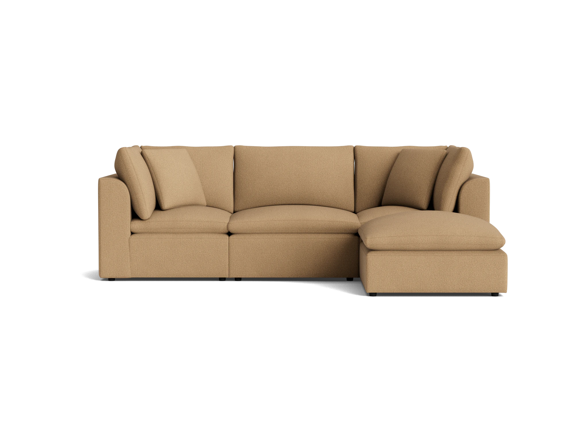 bryant petite modular sectional faithful sand