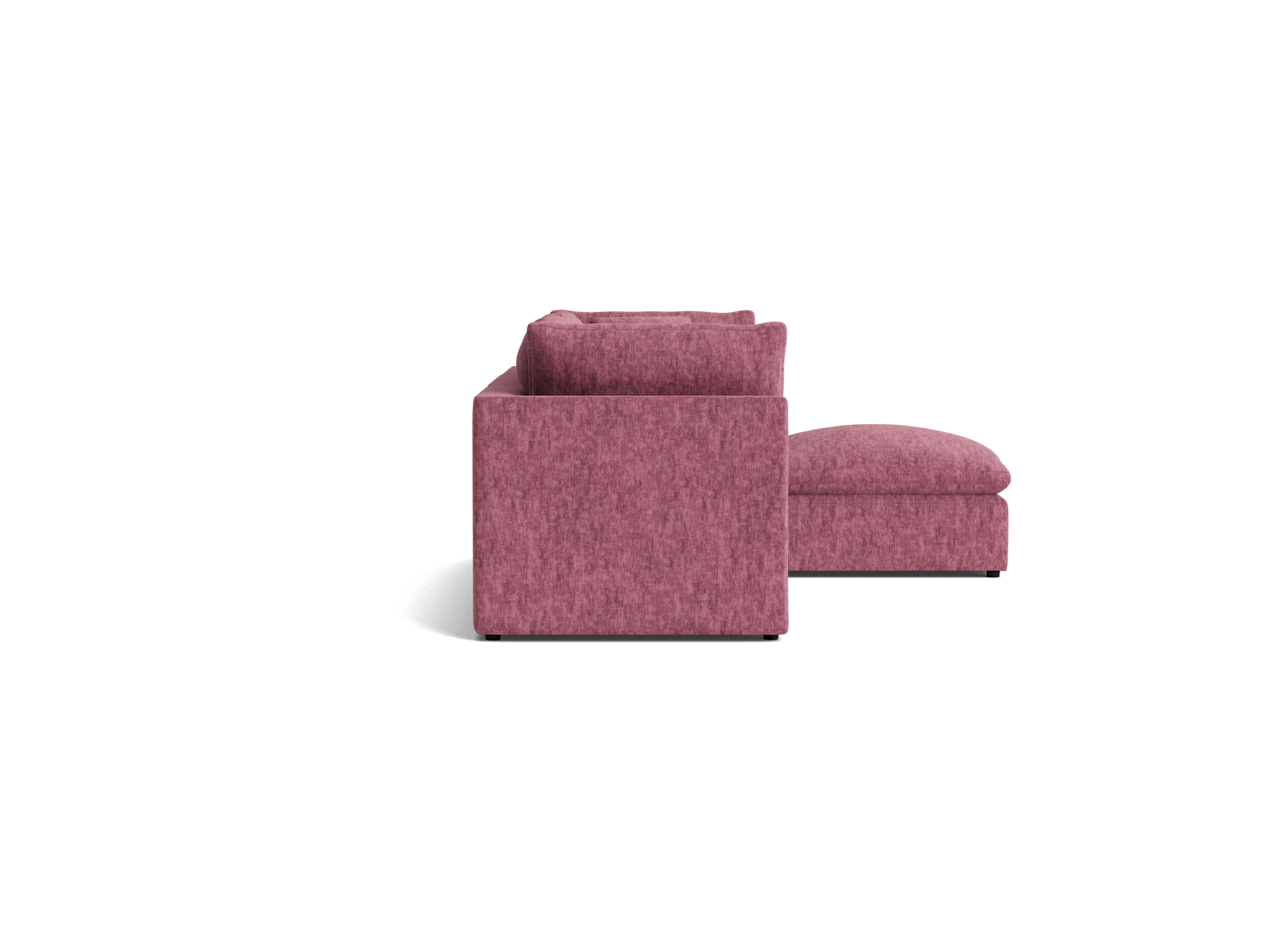 bryant petite modular sectional crave pantone heather rose