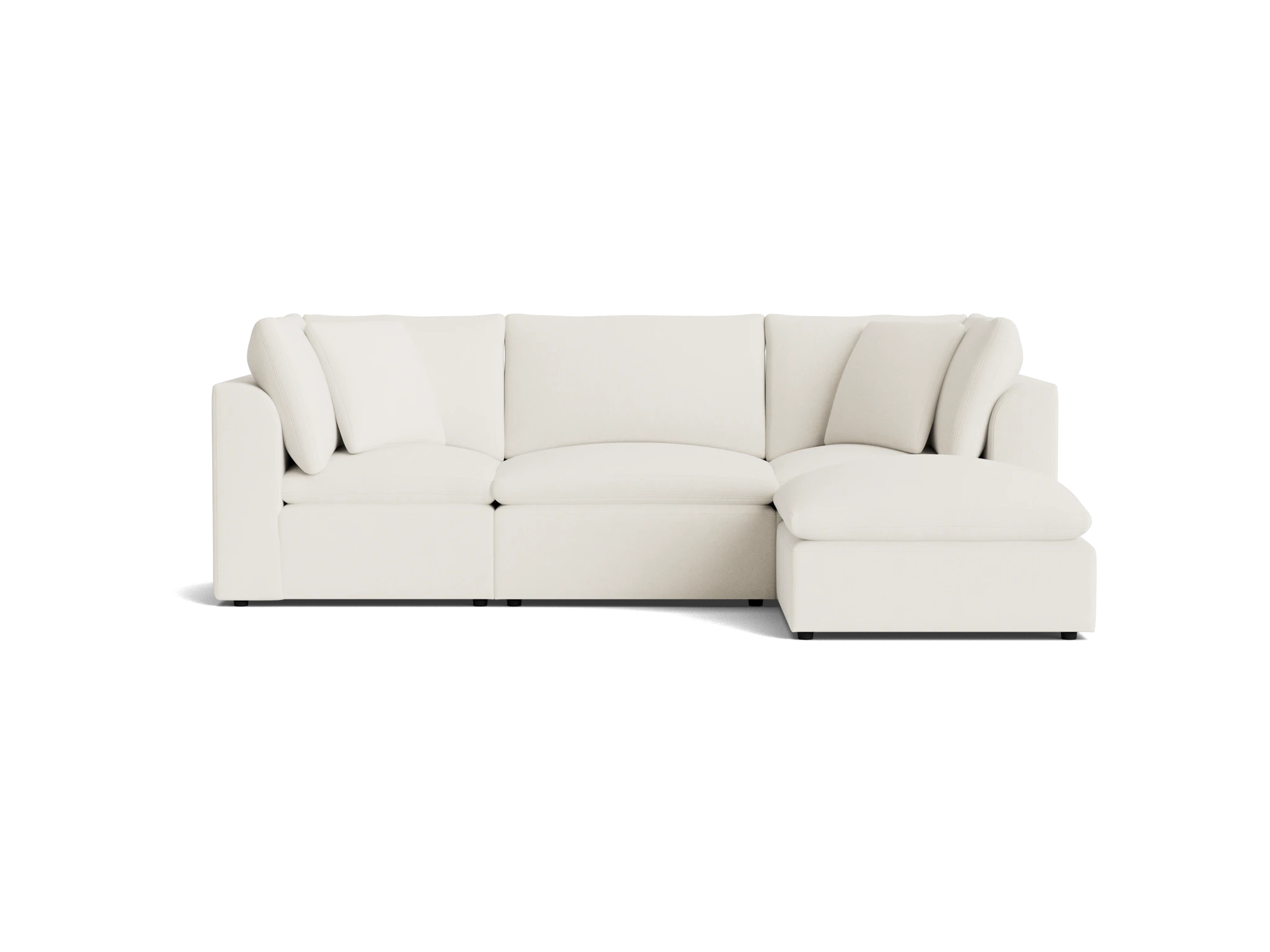 bryant petite modular sectional leuven snow