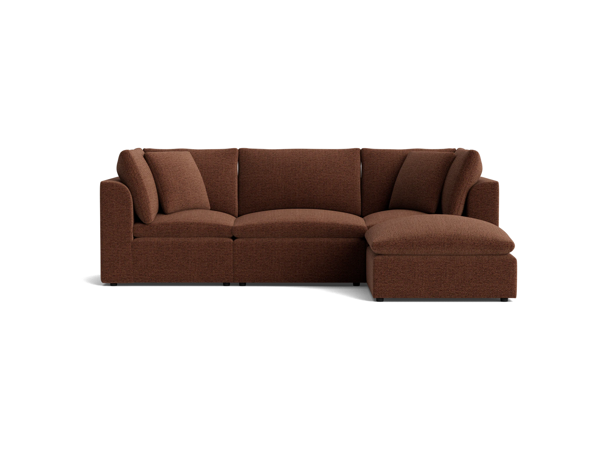 bryant petite modular sectional telly garnet