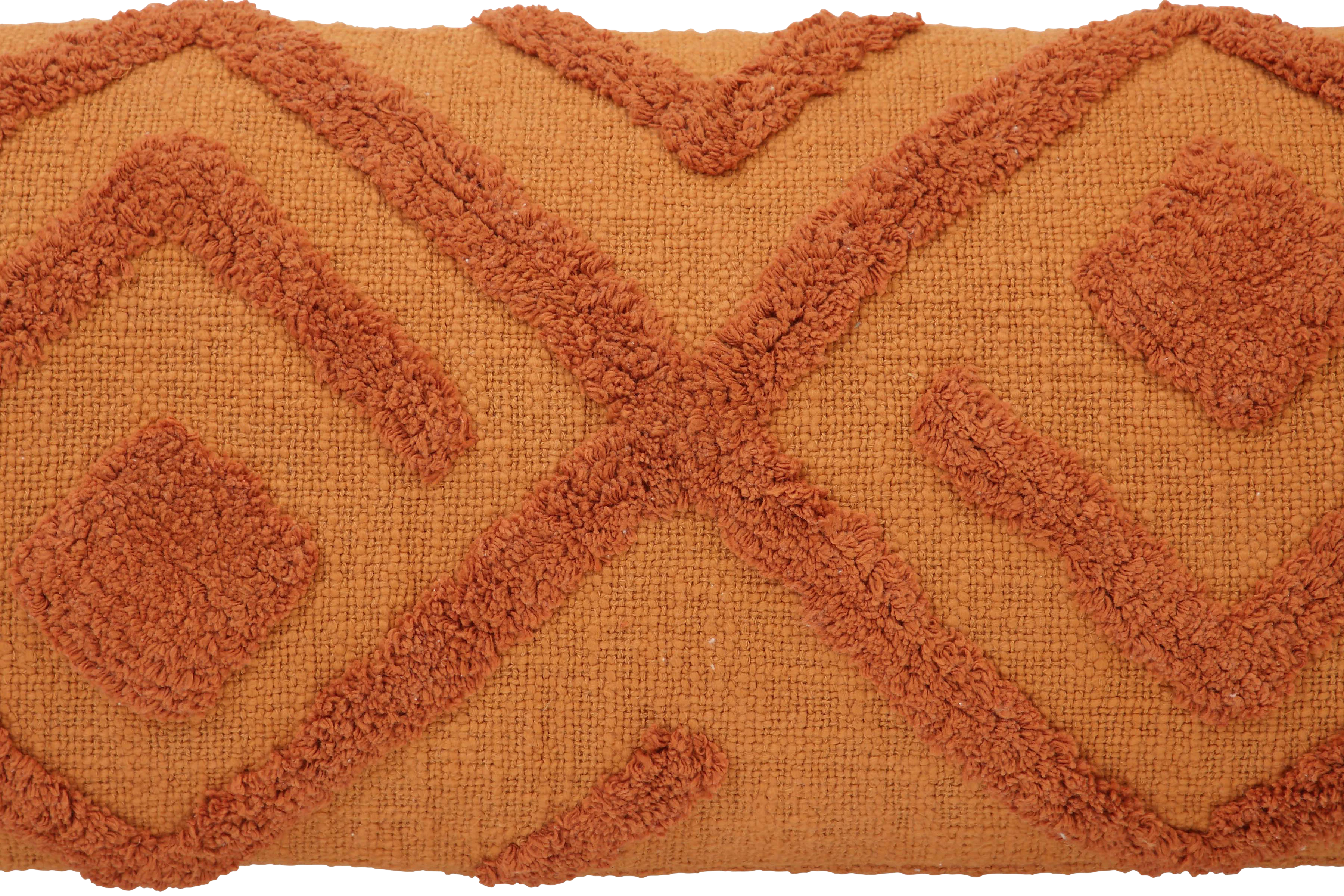 rust lourdes lumbar pillow