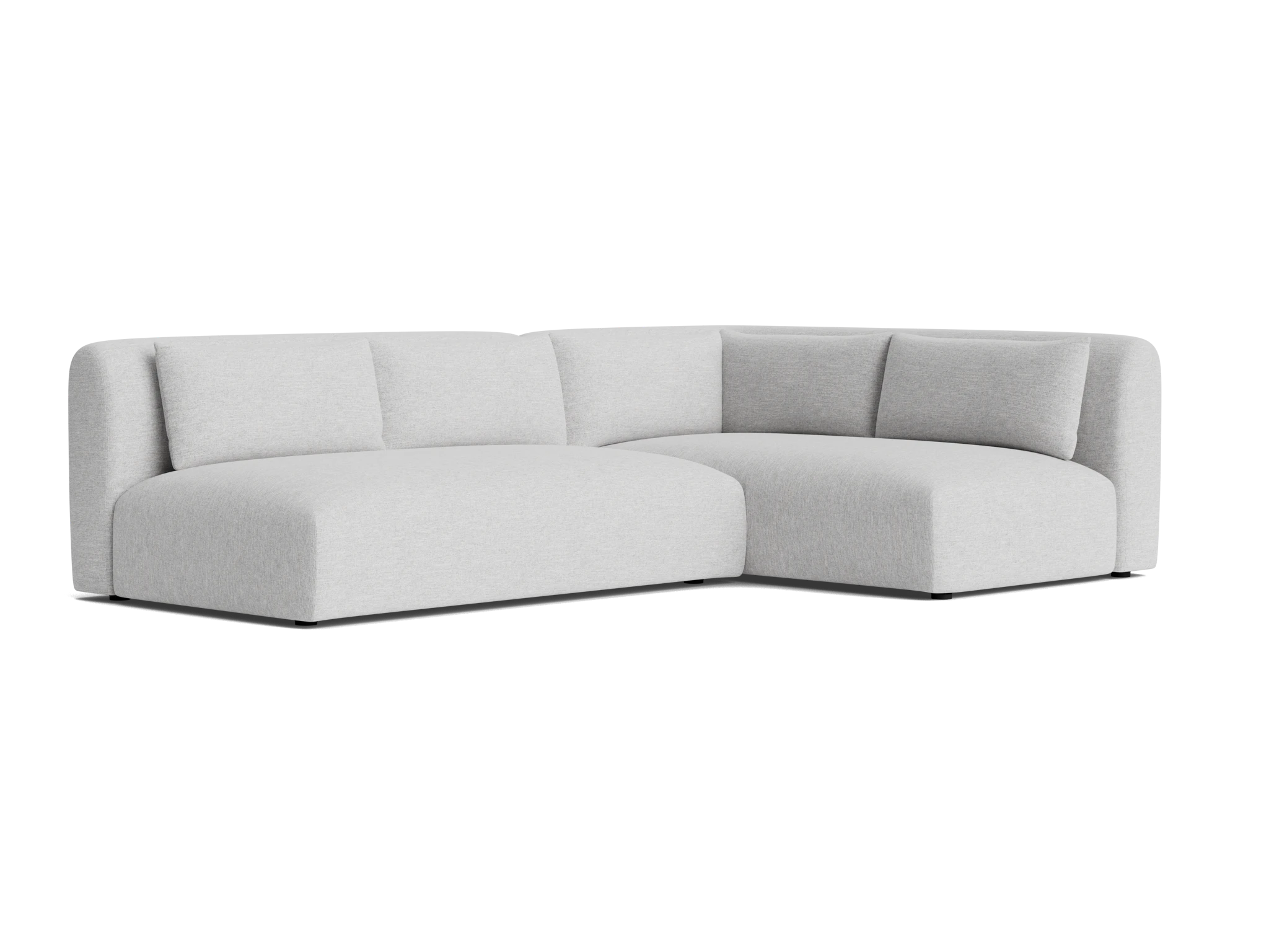 carin sectional milo dove