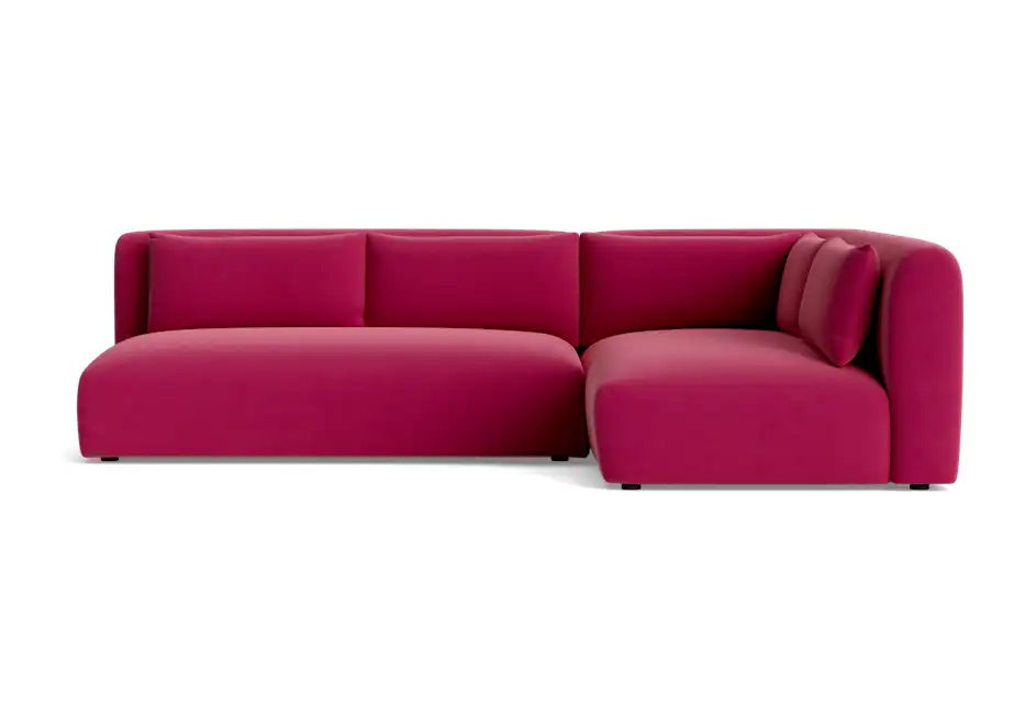 carin sectional royale berry