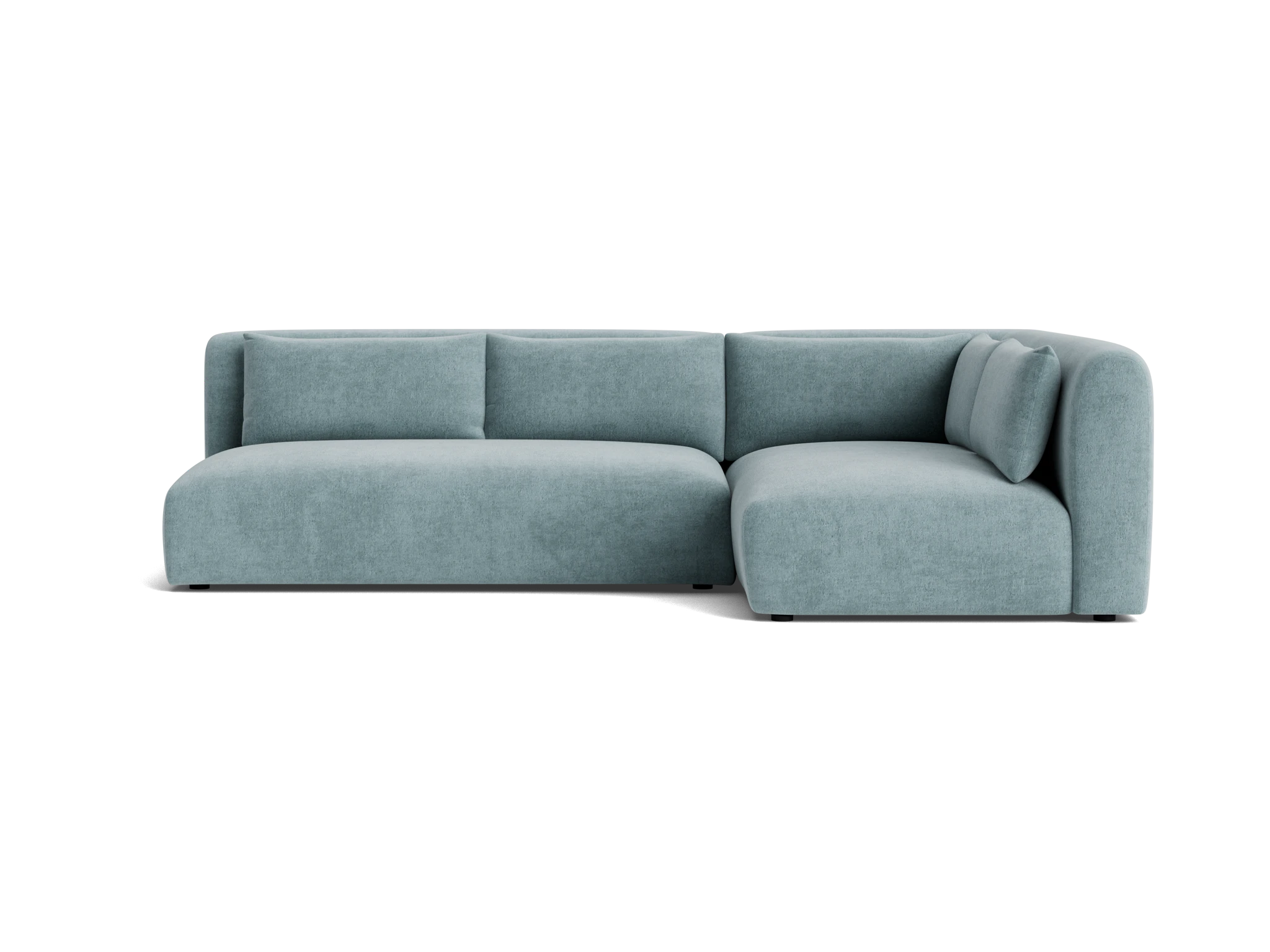 carin sectional plush mist