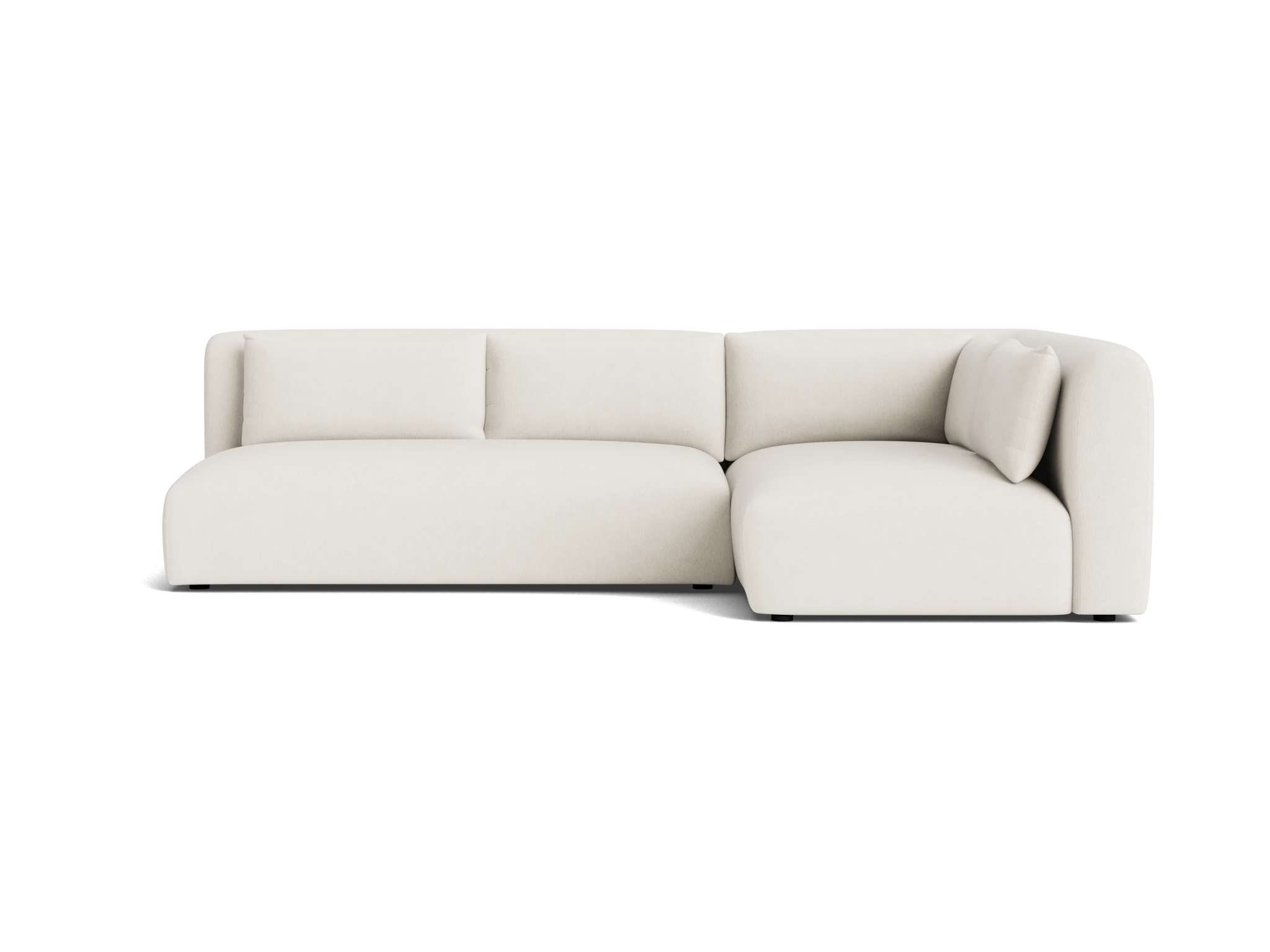 carin sectional sunbrella loft white