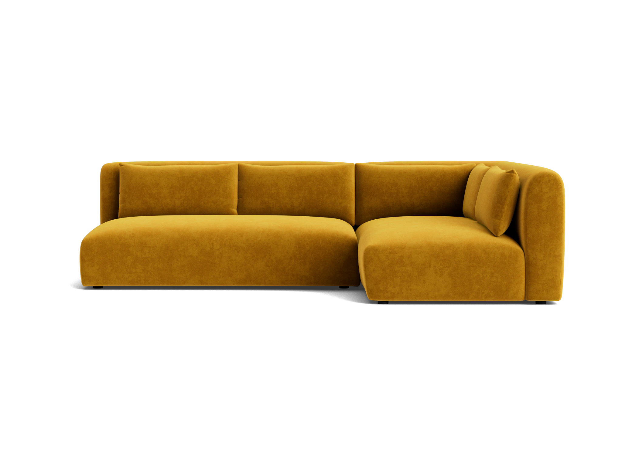 carin sectional harper amber gold