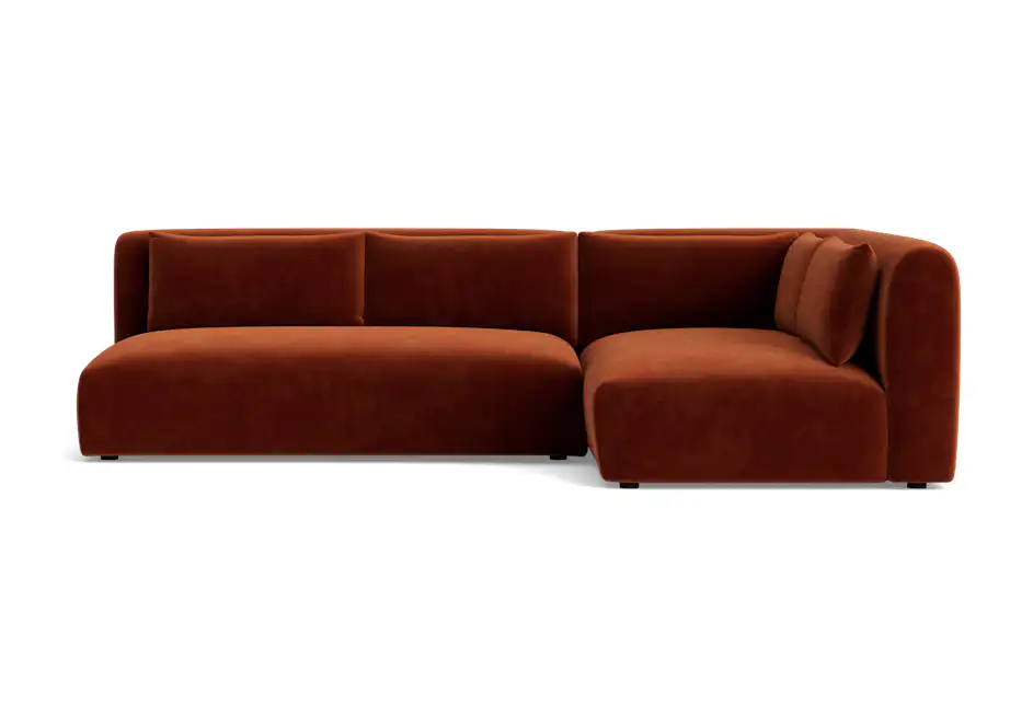 carin sectional harper cinnamon