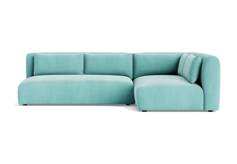 carin sectional sorrento pantone aquatic