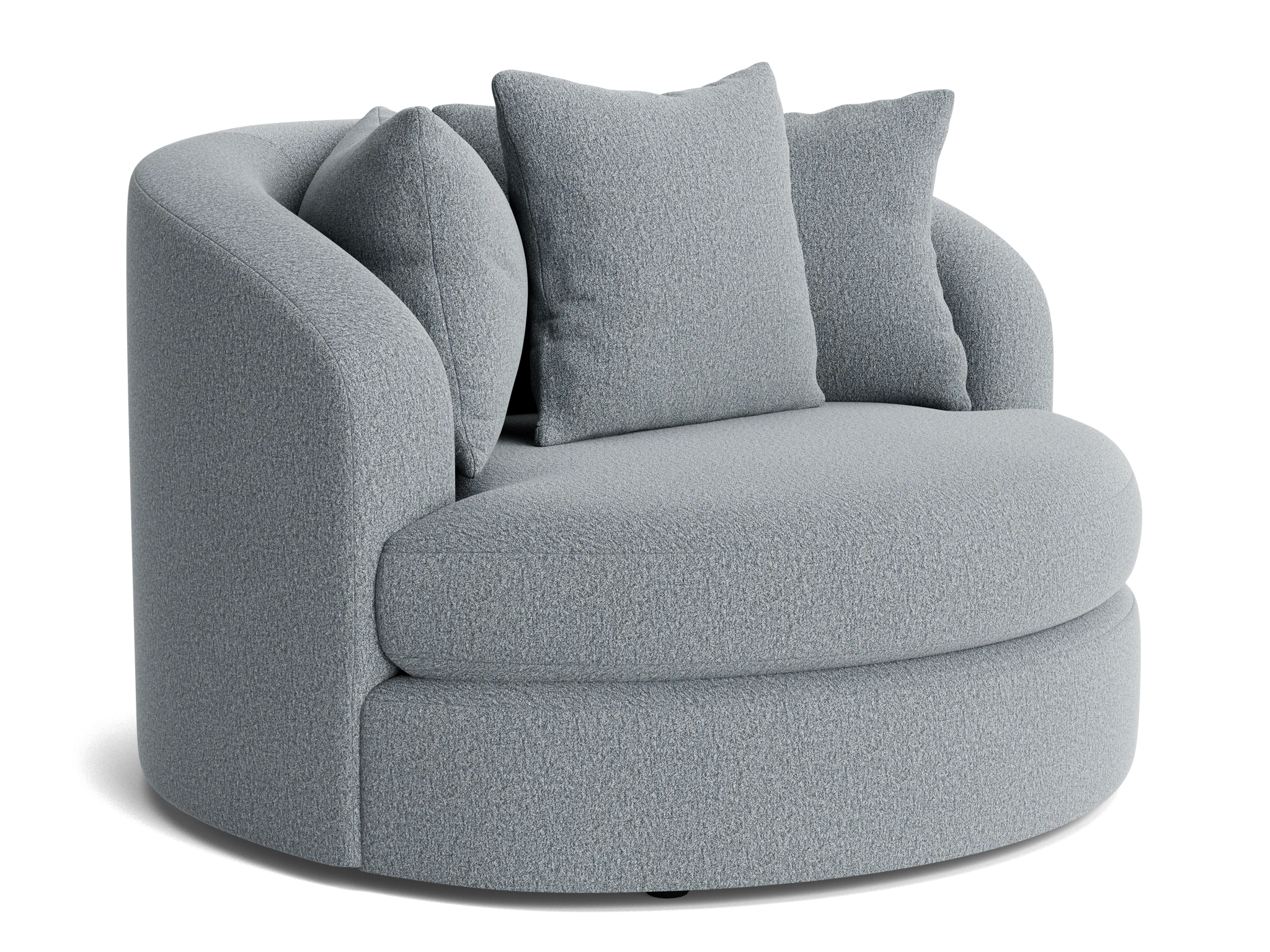amelia grand swivel chair synergy pewter
