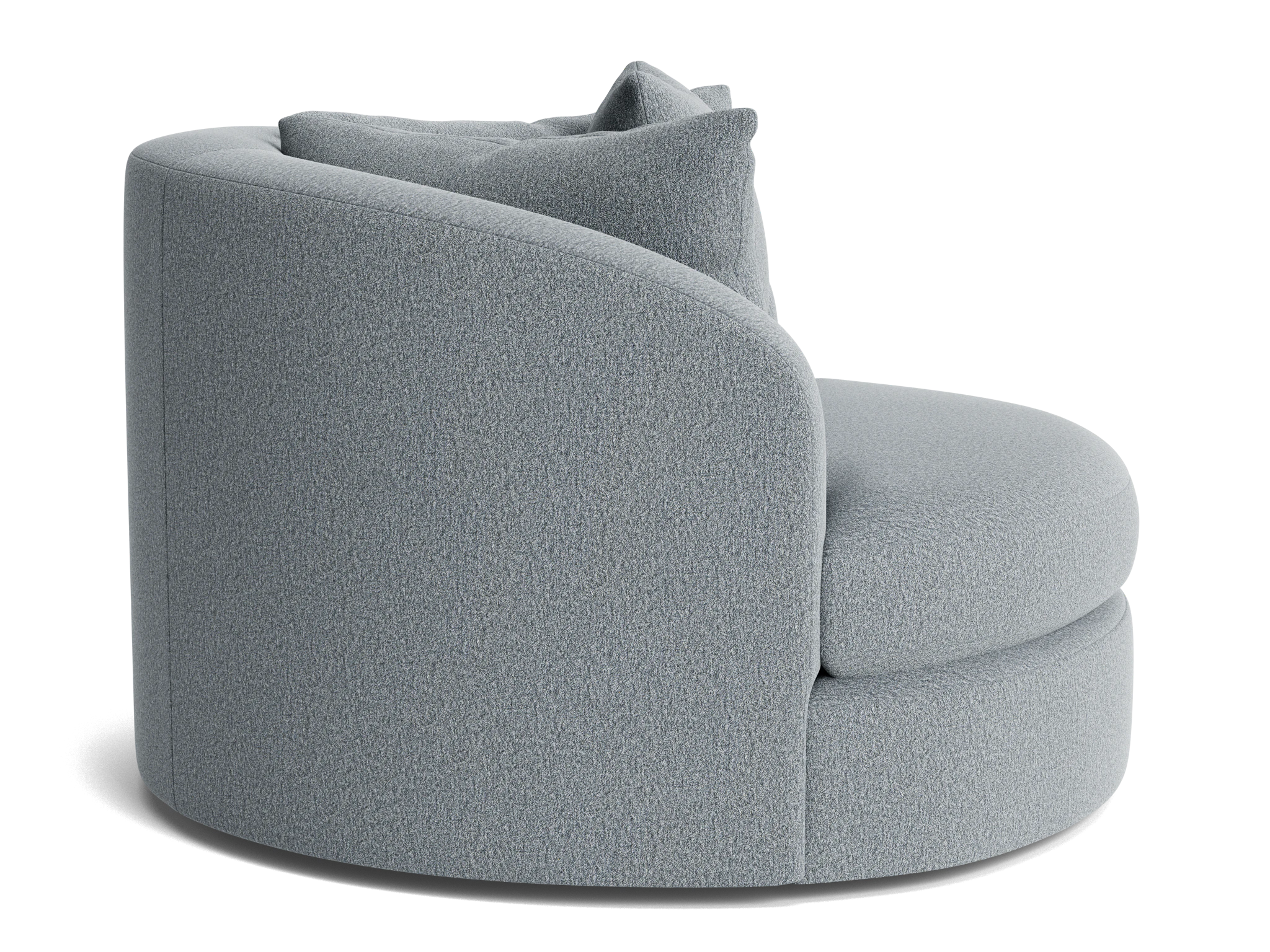 amelia grand swivel chair synergy pewter