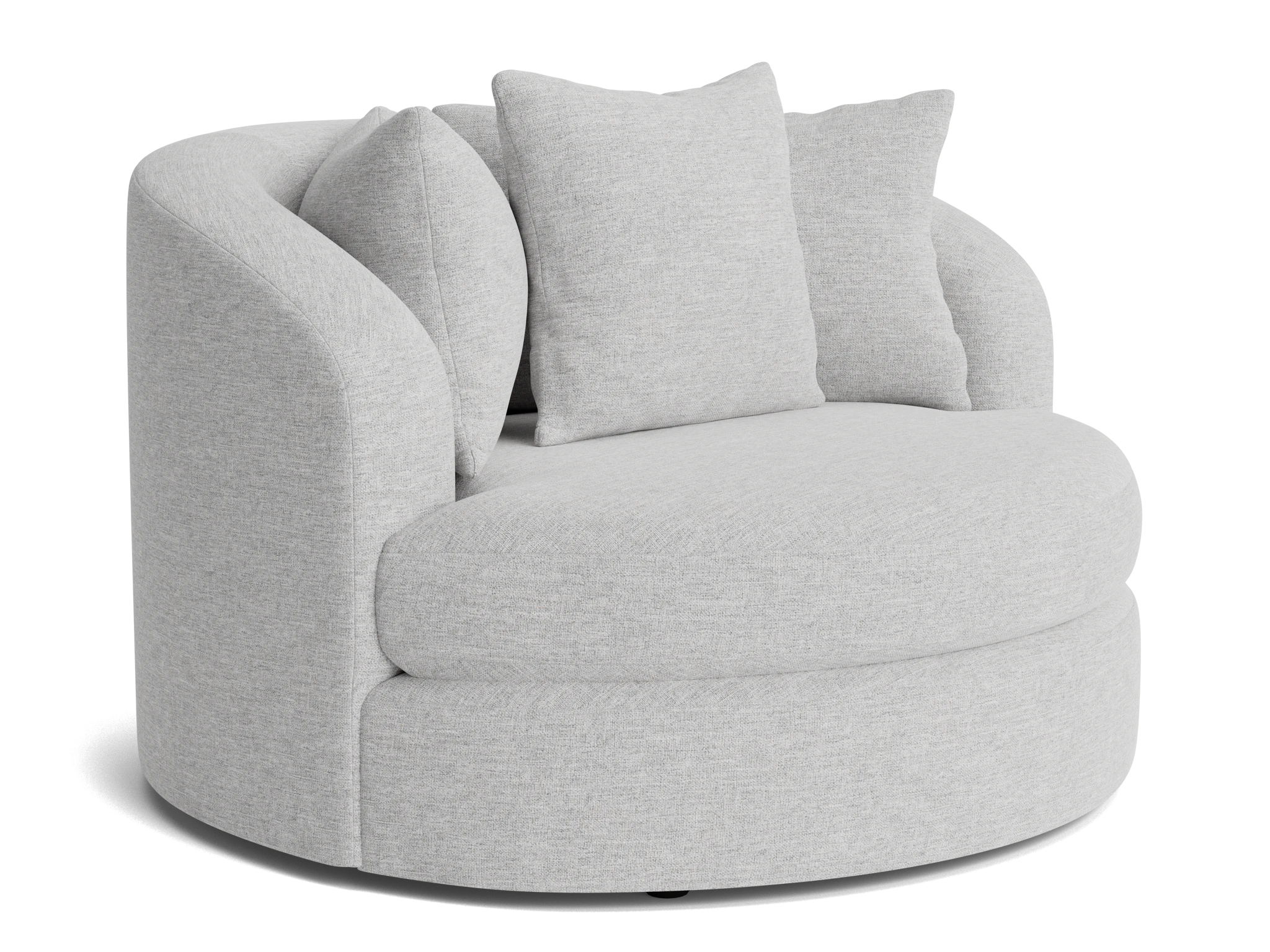 amelia grand swivel chair milo dove