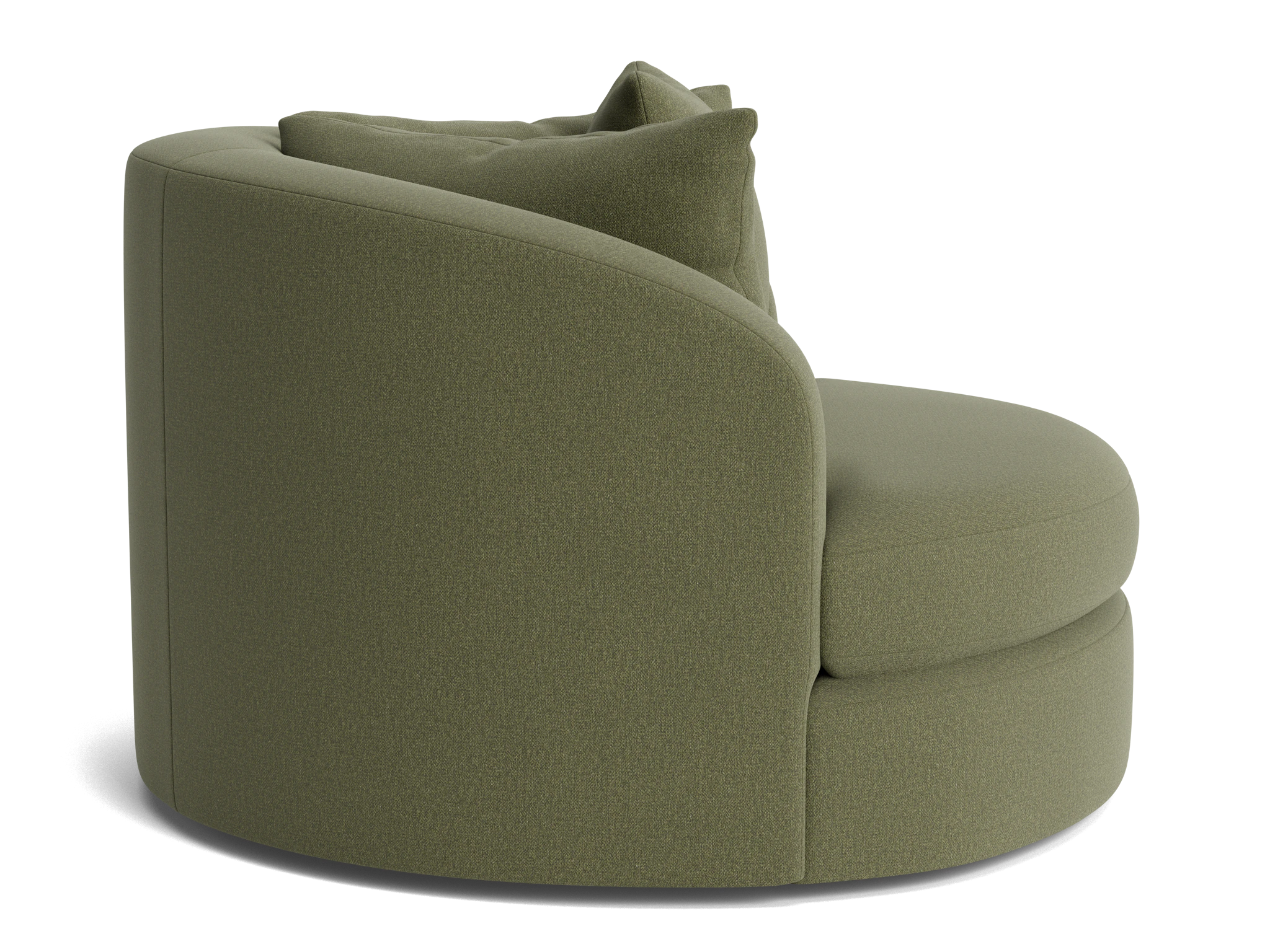 amelia grand swivel chair faithful olive