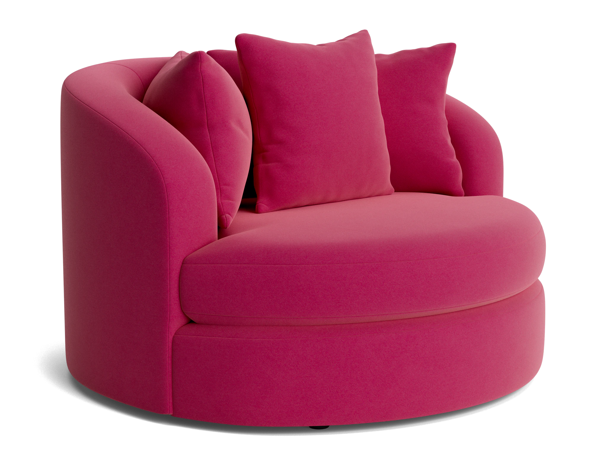 amelia grand swivel chair royale berry