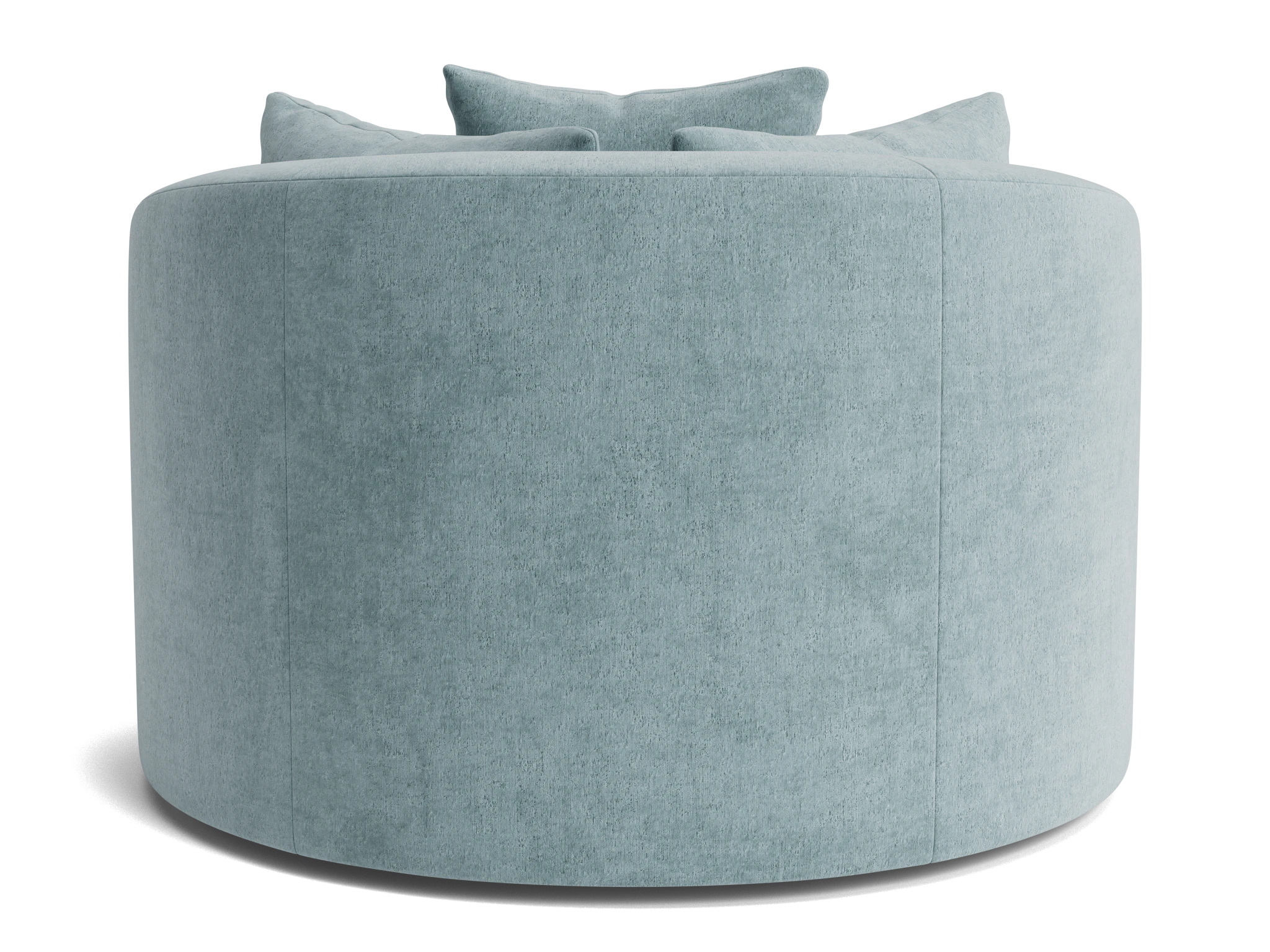 amelia grand swivel chair plush mist