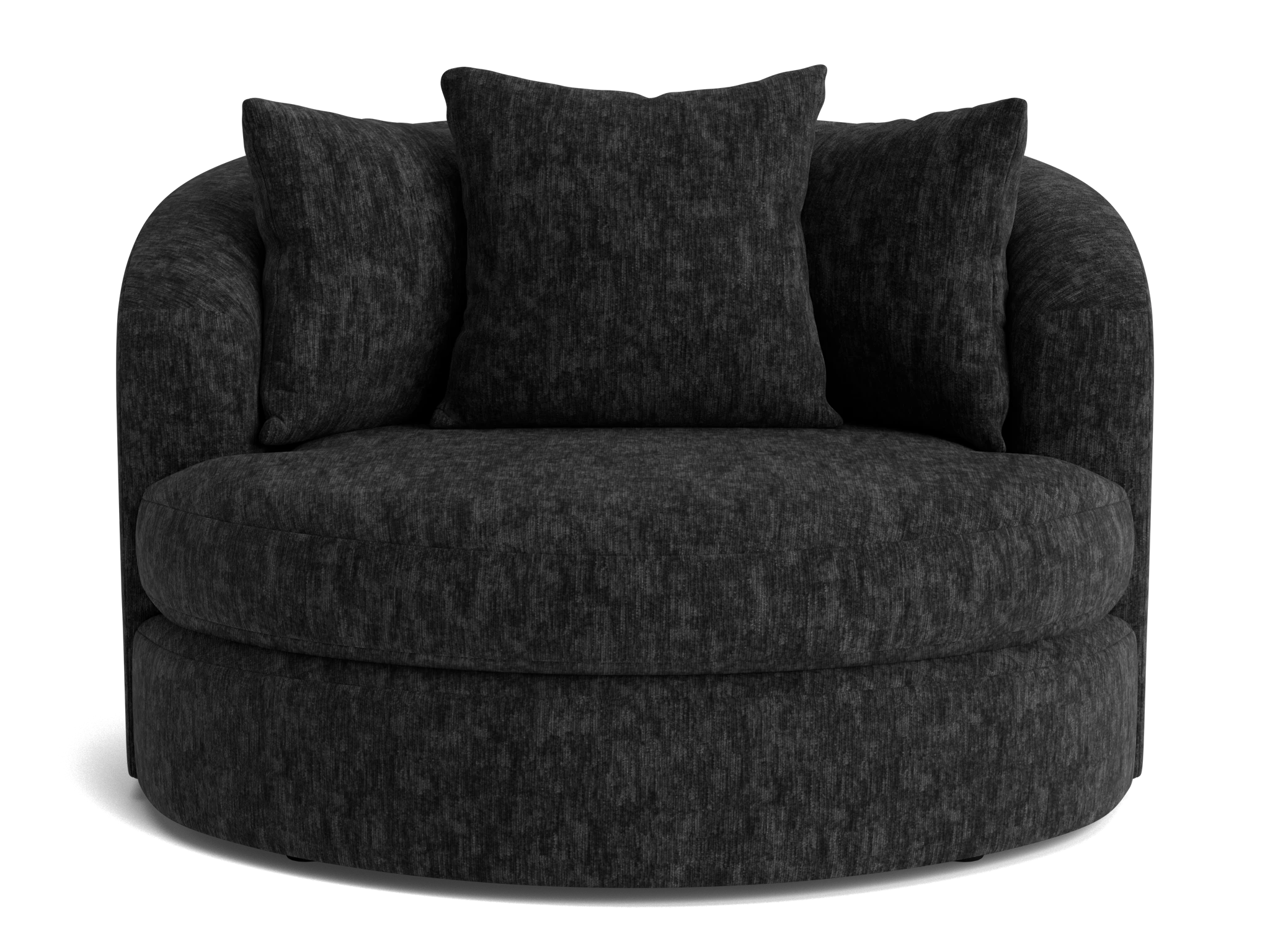 amelia grand swivel chair crave lava rock