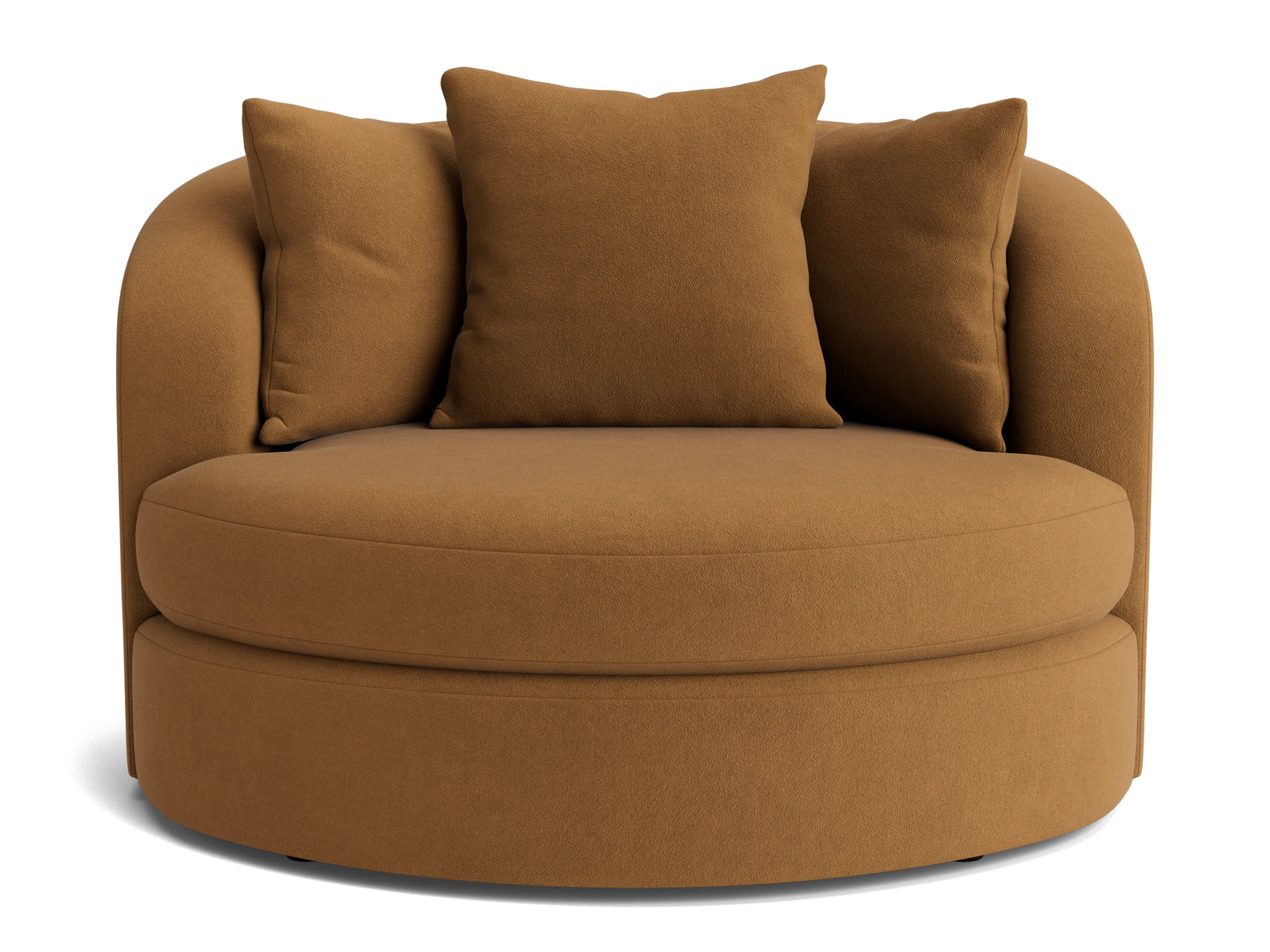 amelia grand swivel chair banks nutmeg