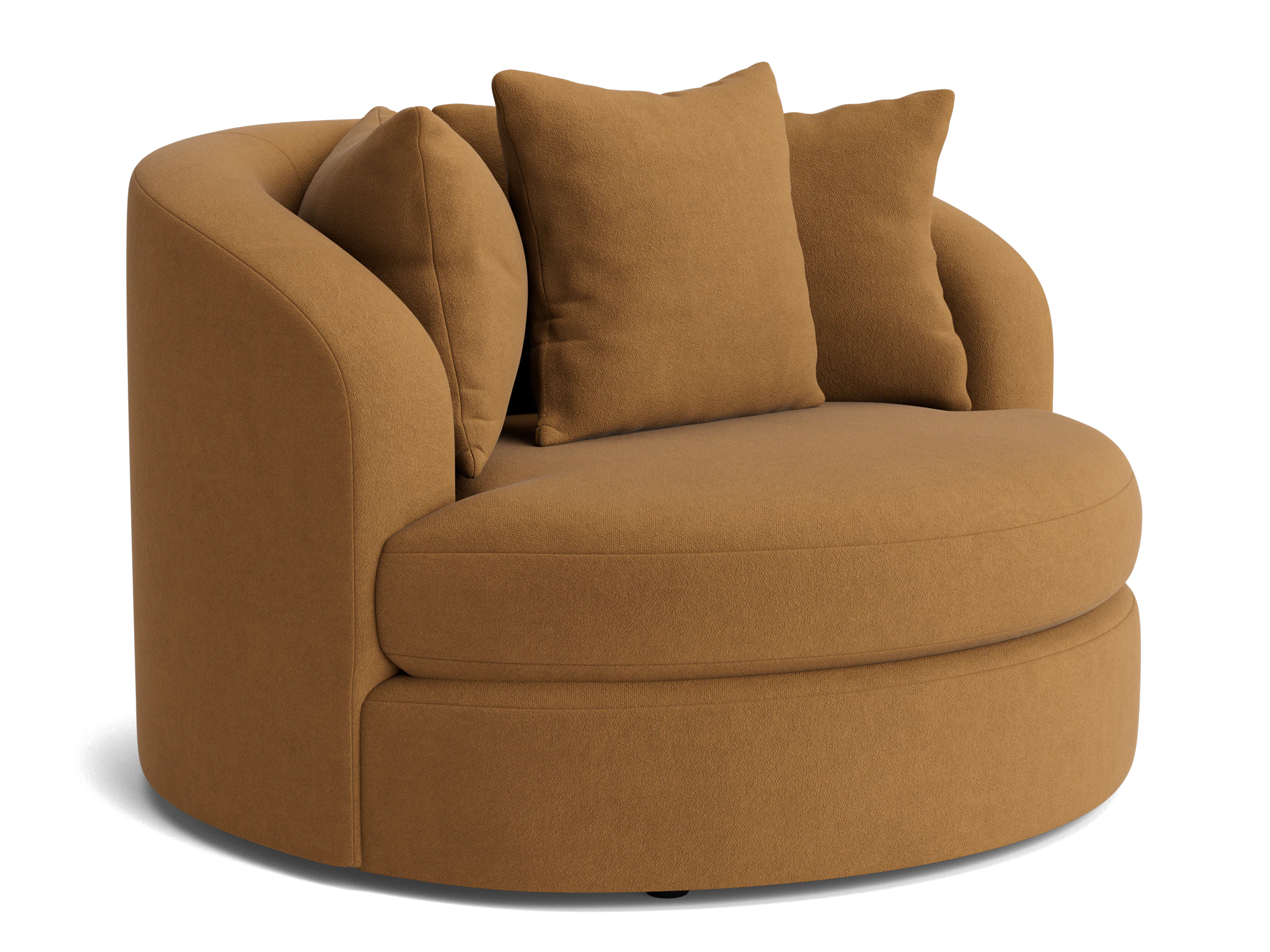 amelia grand swivel chair banks nutmeg