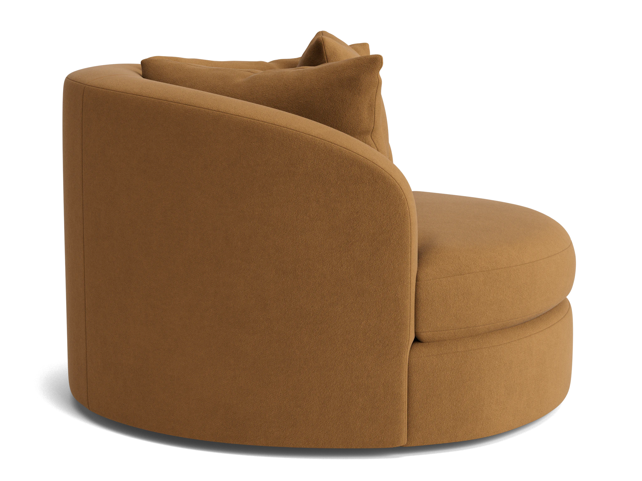 amelia grand swivel chair banks nutmeg