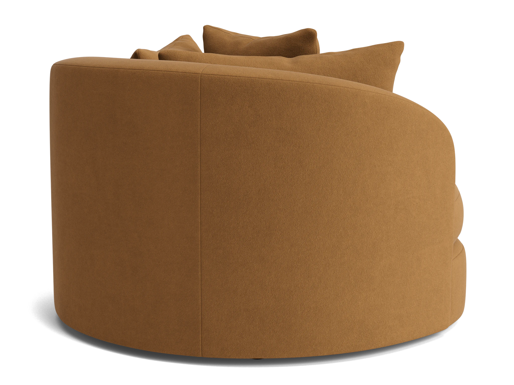 amelia grand swivel chair banks nutmeg