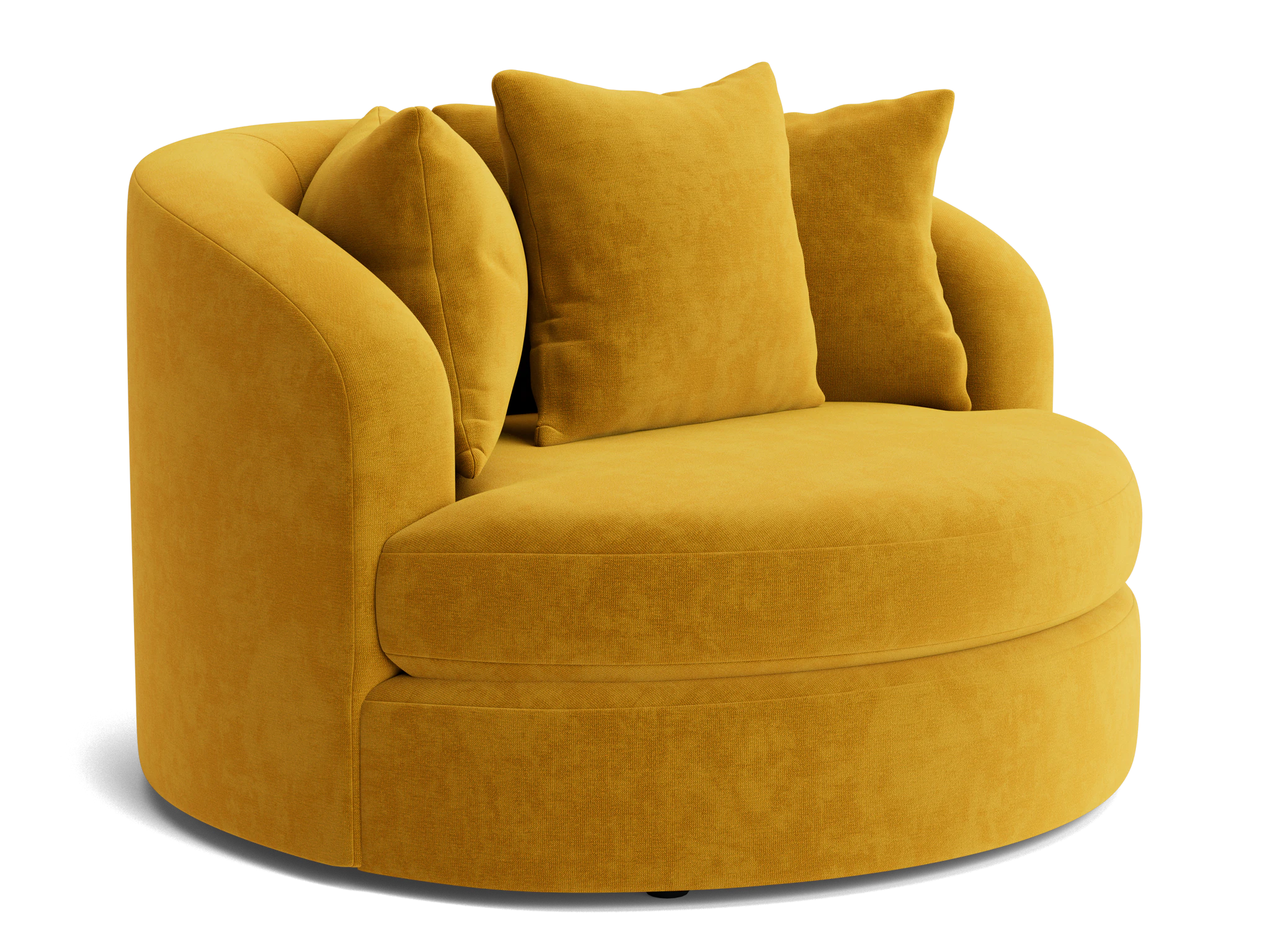 amelia grand swivel chair harper amber gold