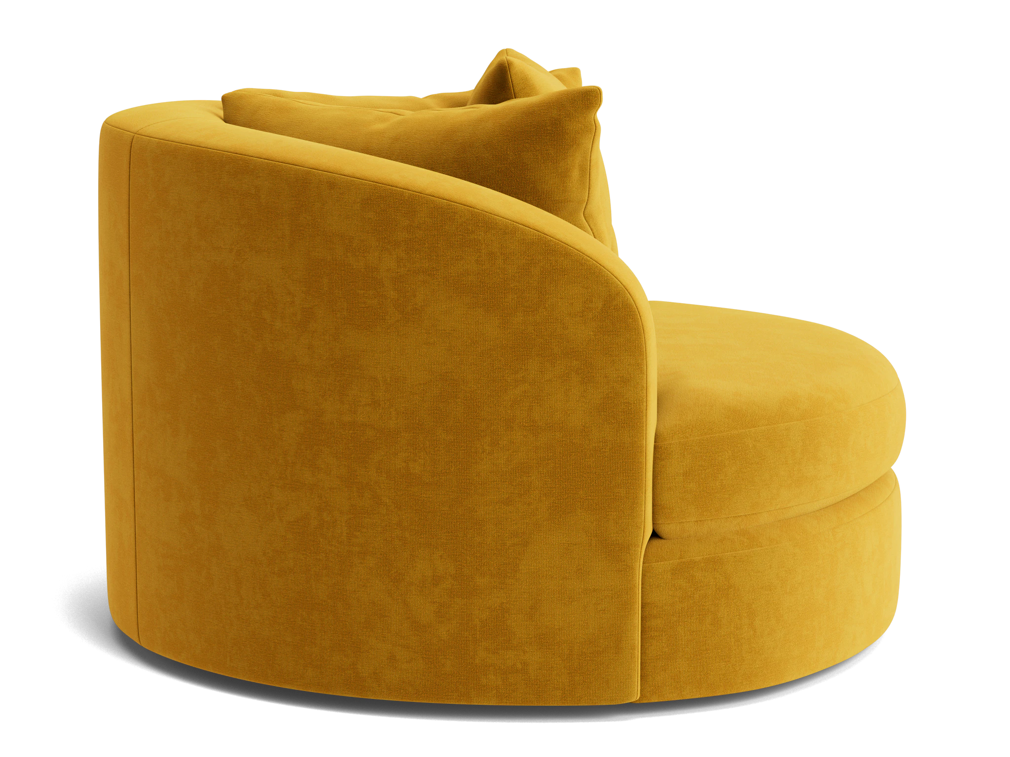 amelia grand swivel chair harper amber gold