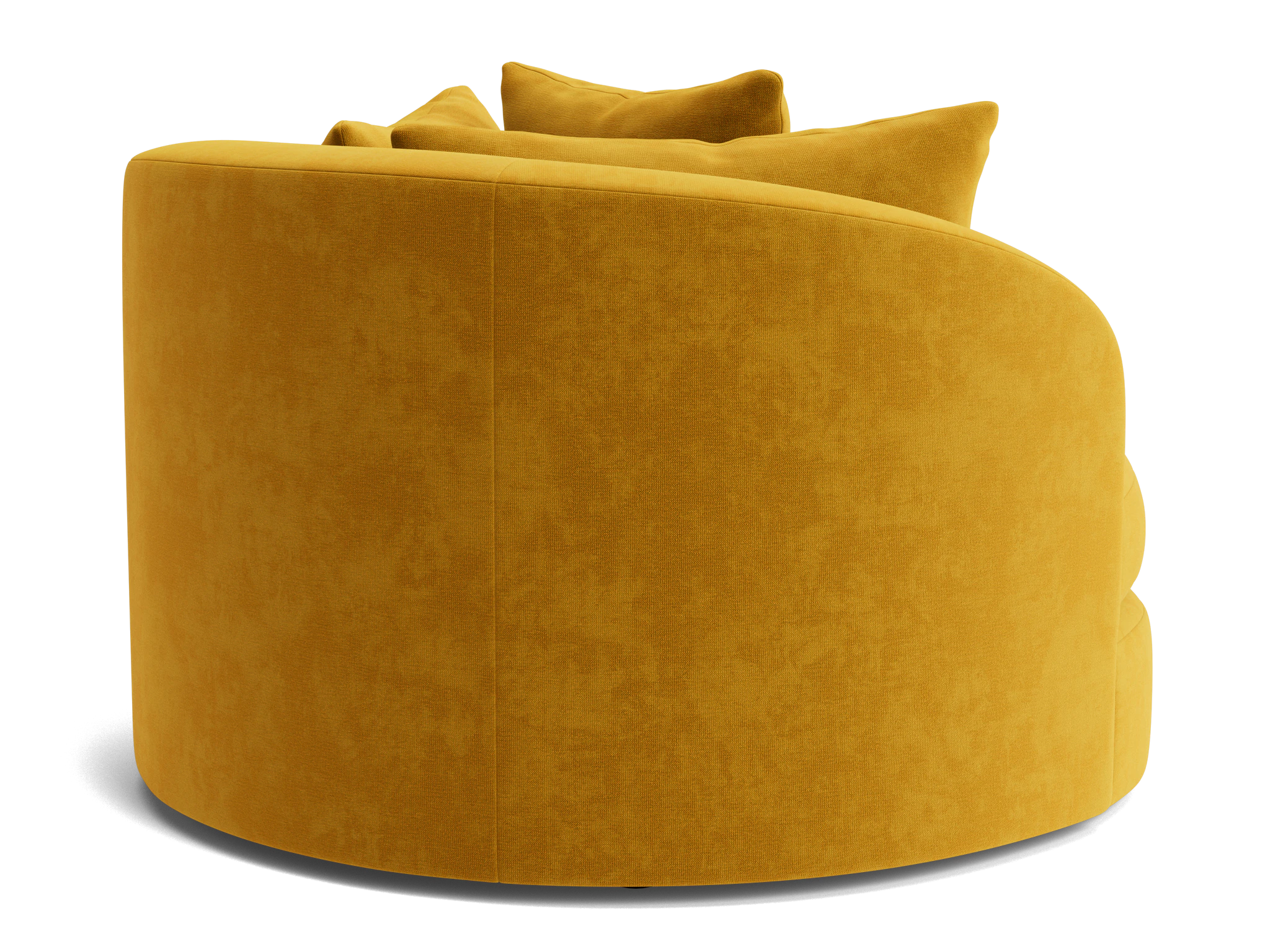 amelia grand swivel chair harper amber gold