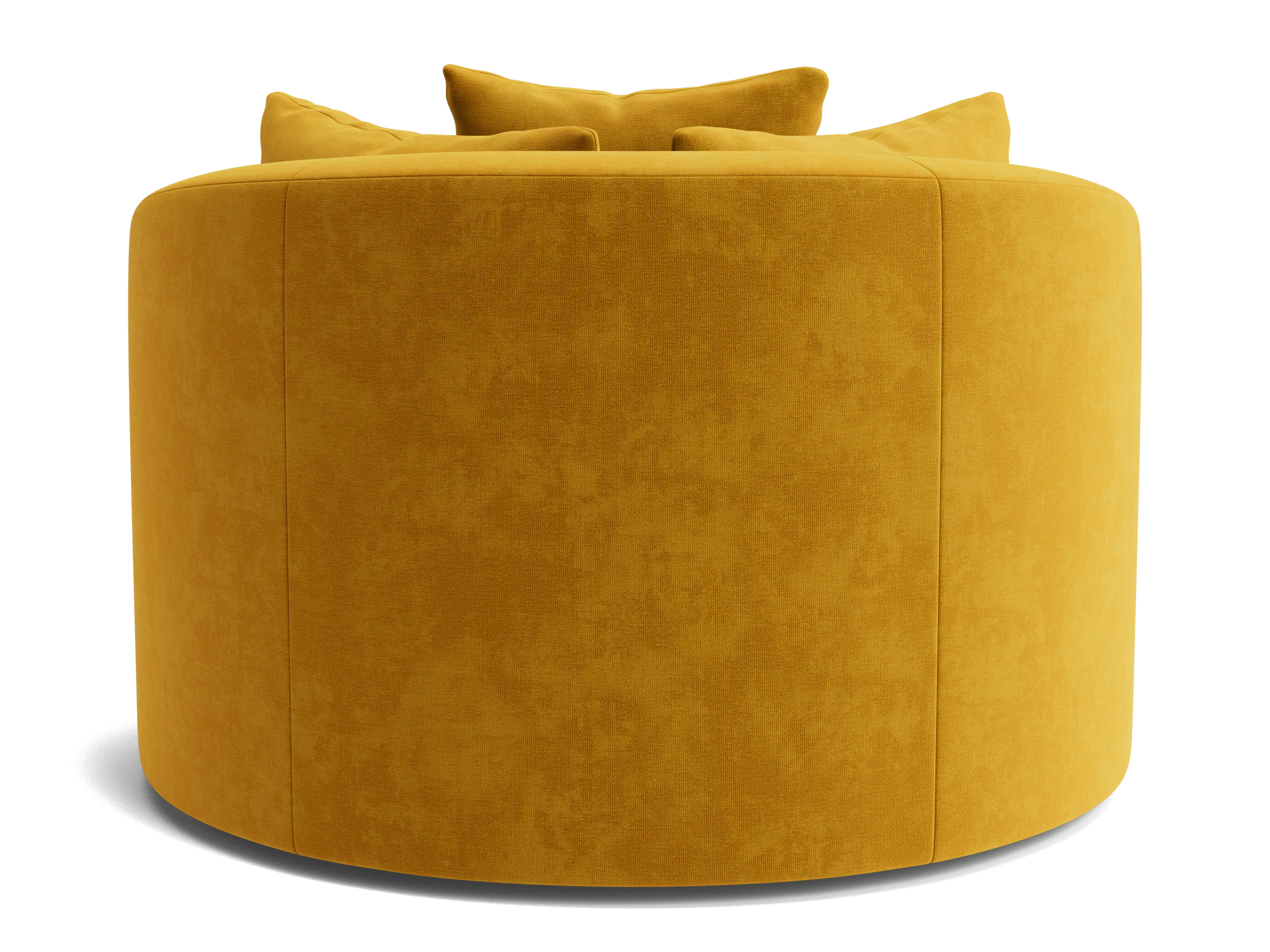 amelia grand swivel chair harper amber gold