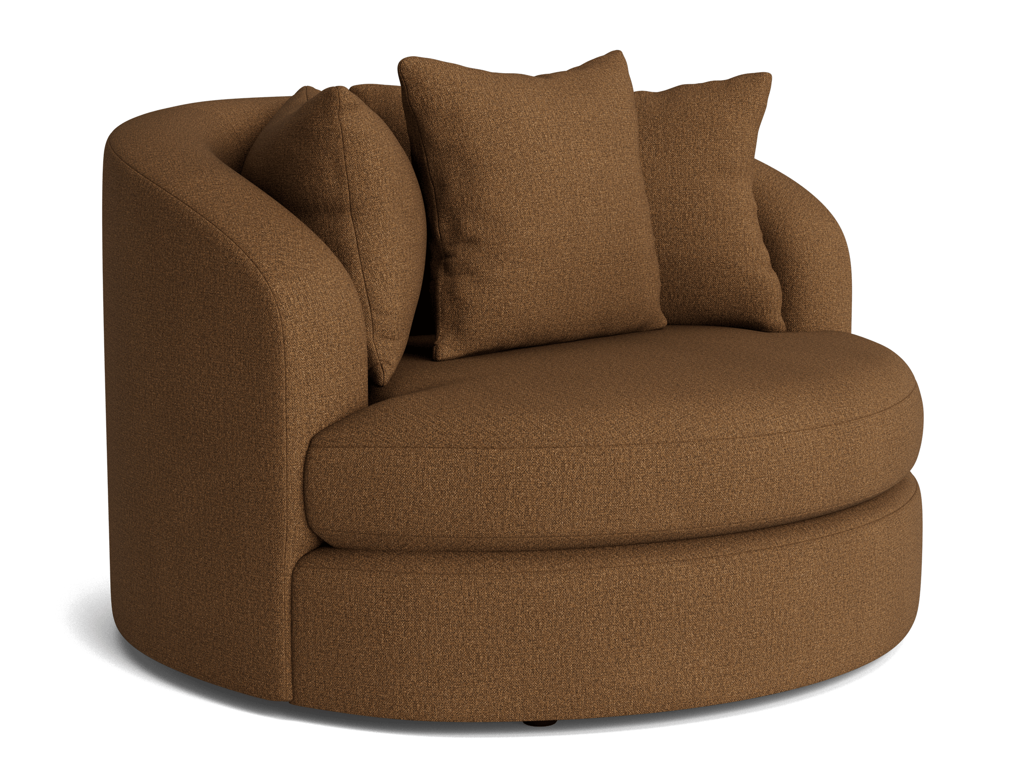 amelia grand swivel chair faithful mocha