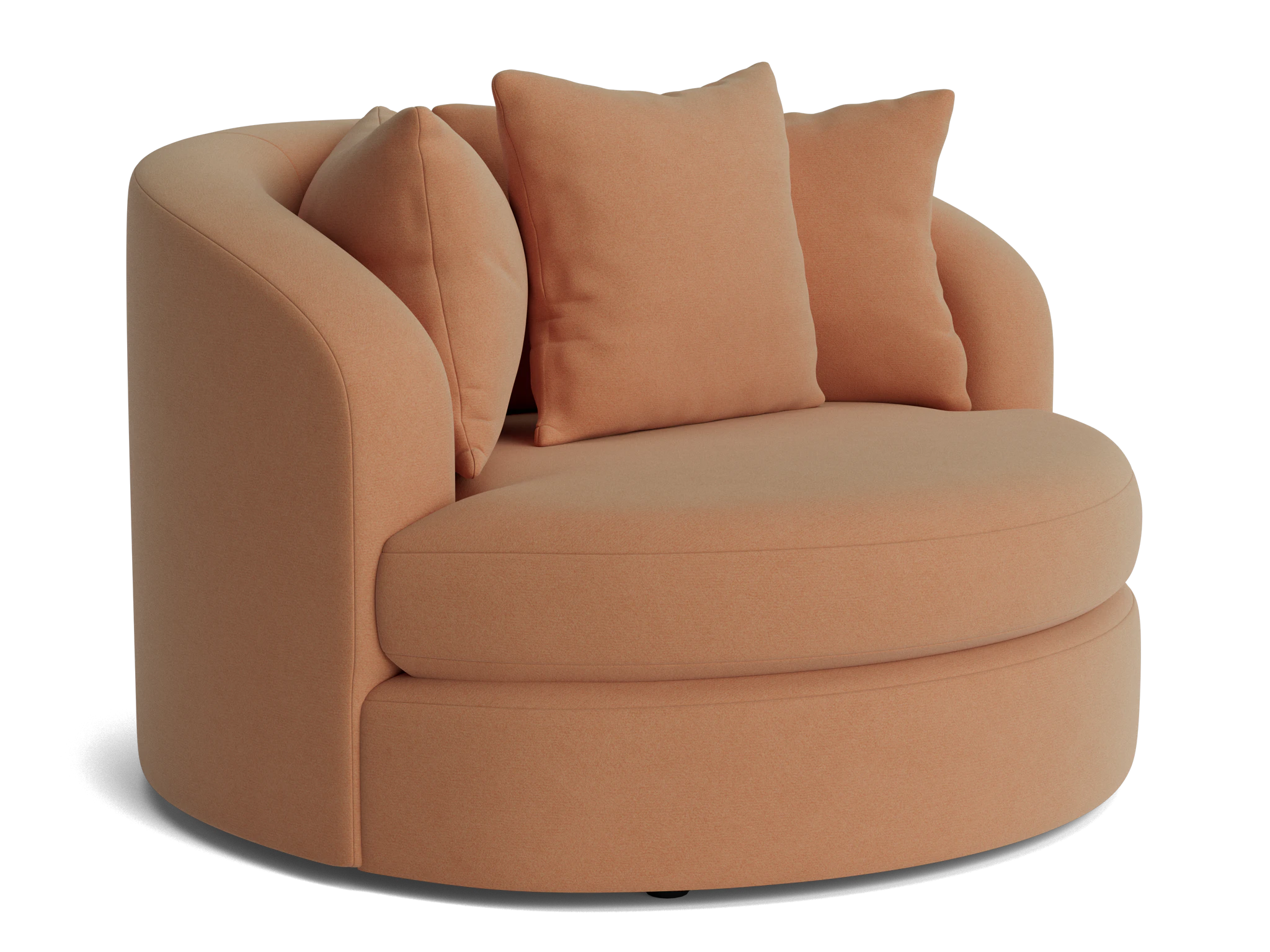 amelia grand swivel chair royale pantone mocha mousse