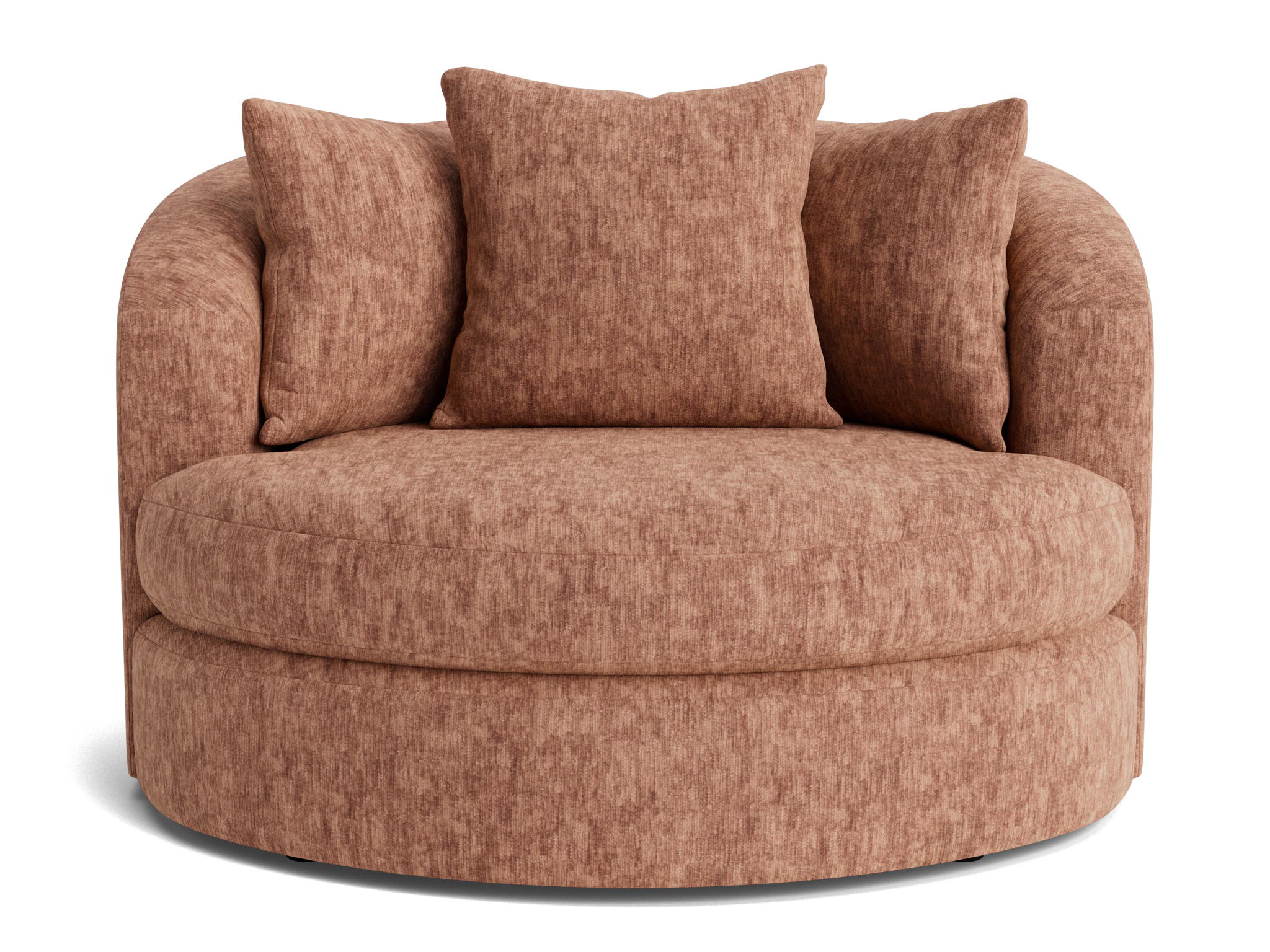 amelia grand swivel chair crave pantone mocha mousse