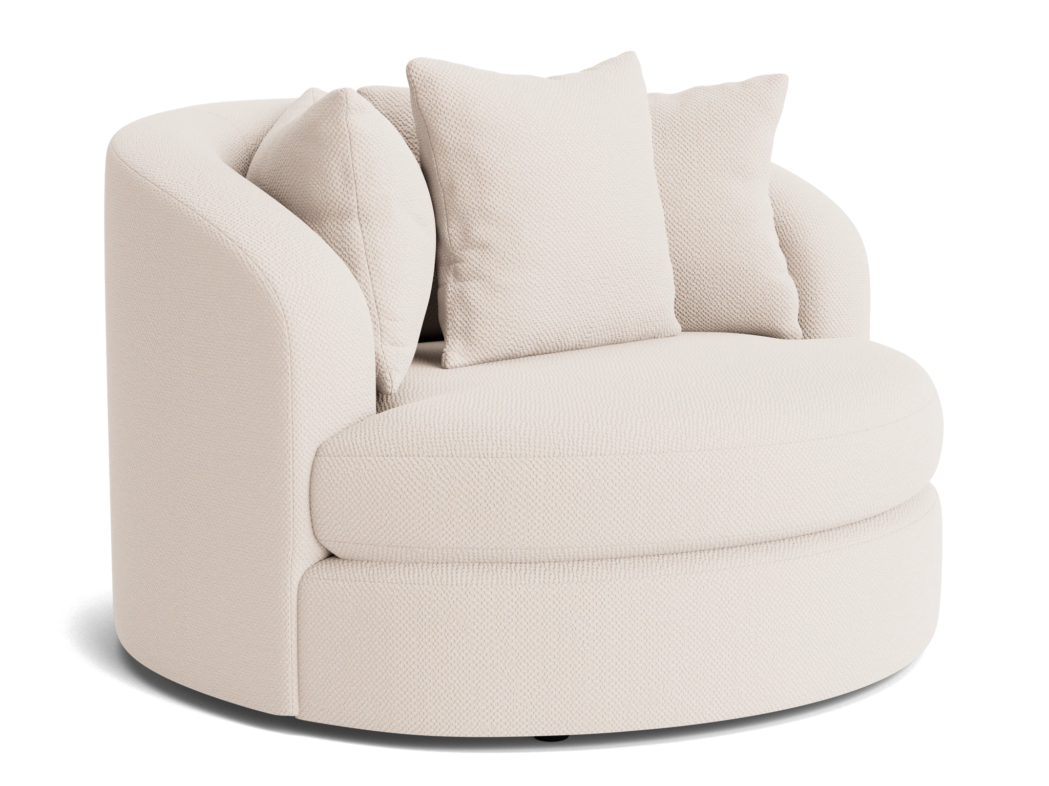 amelia grand swivel chair telly pearl