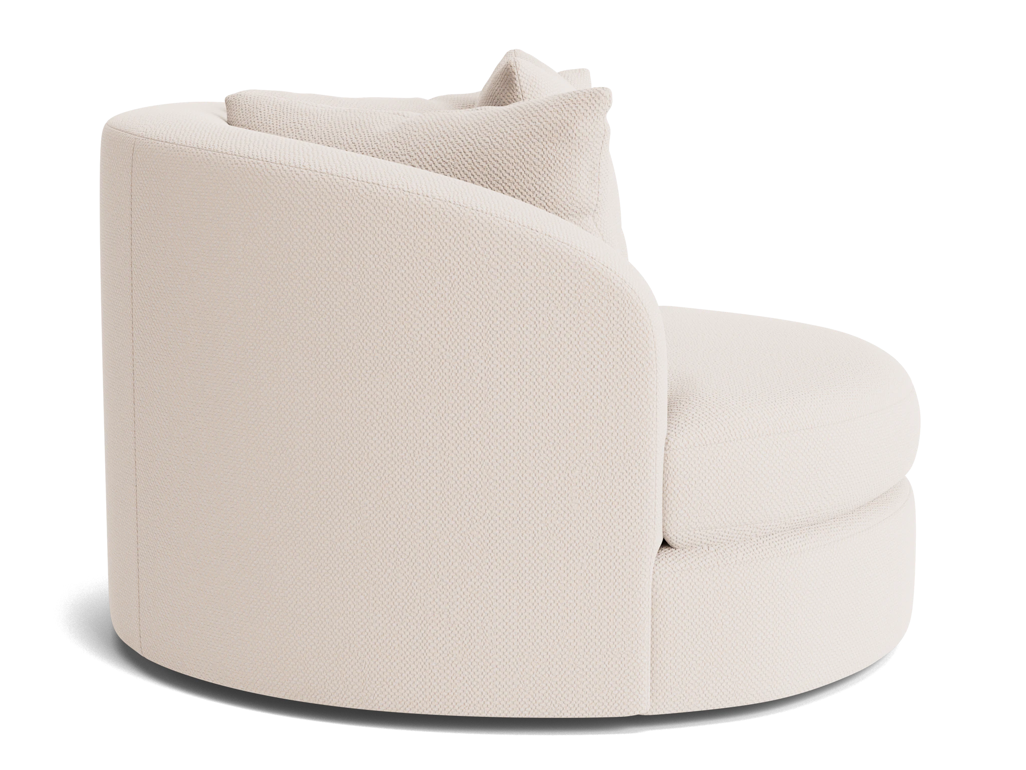 amelia grand swivel chair telly pearl