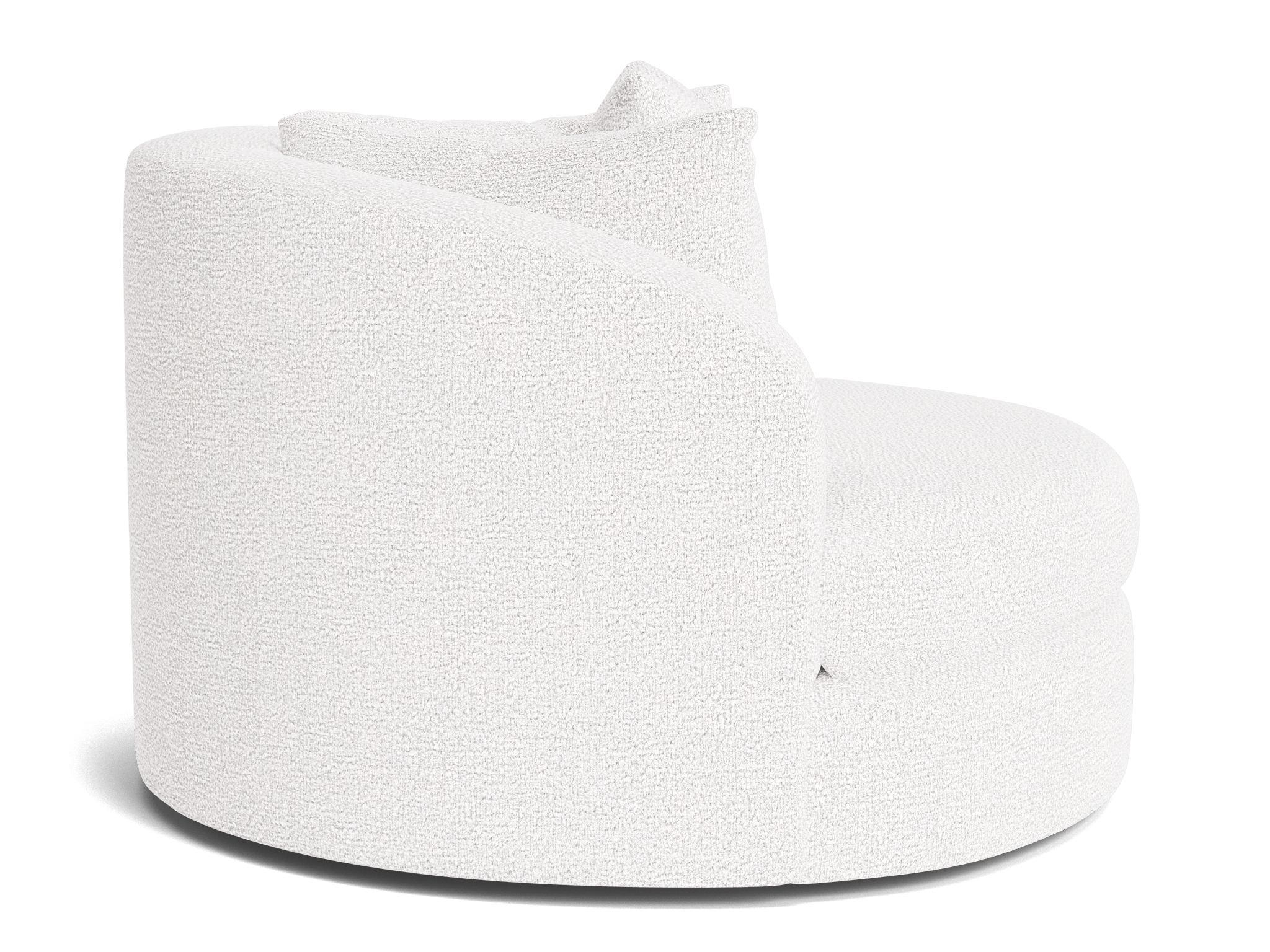 amelia grand swivel chair karina pantone cloud dancer