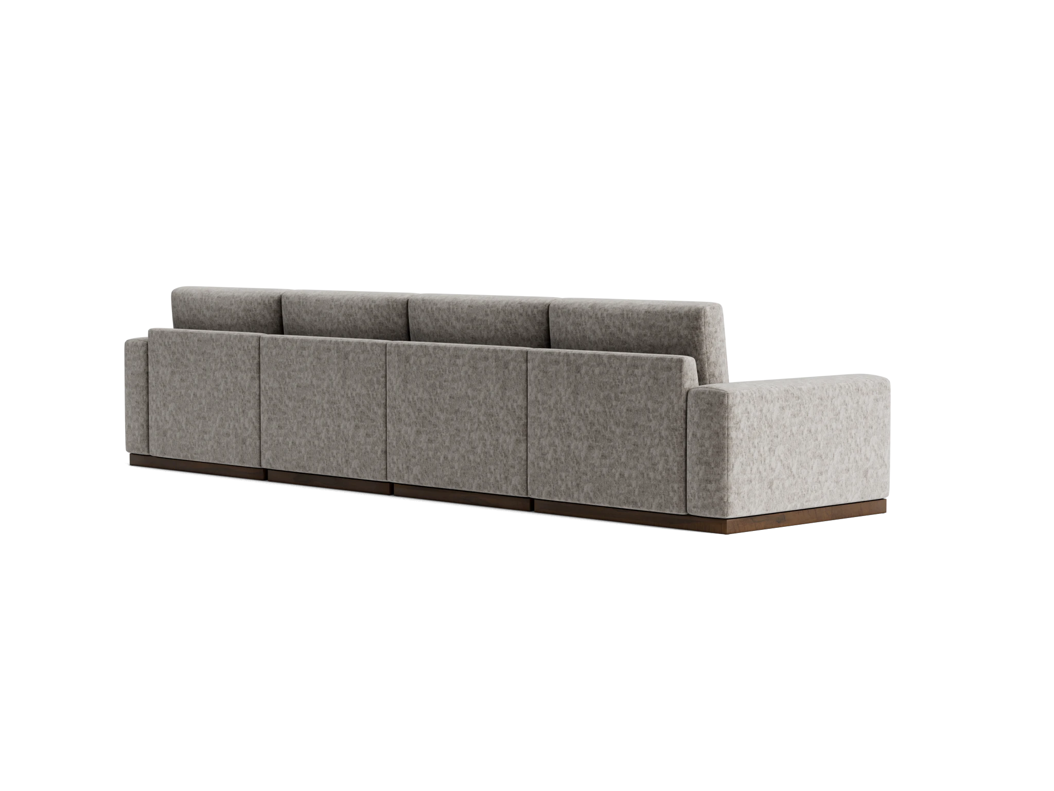 holt modular grand chaise sectional prime stone