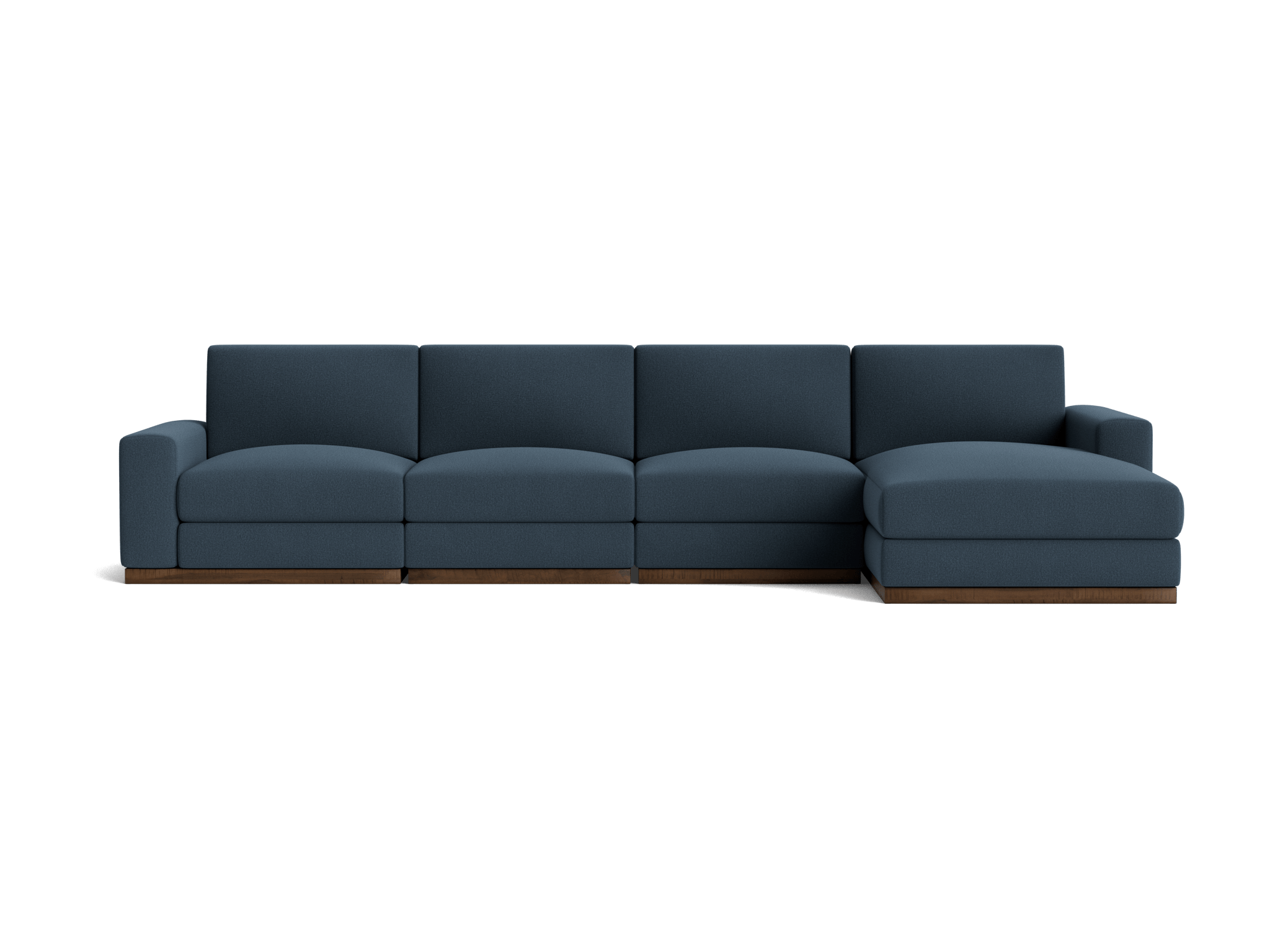 holt modular grand chaise sectional faithful indigo