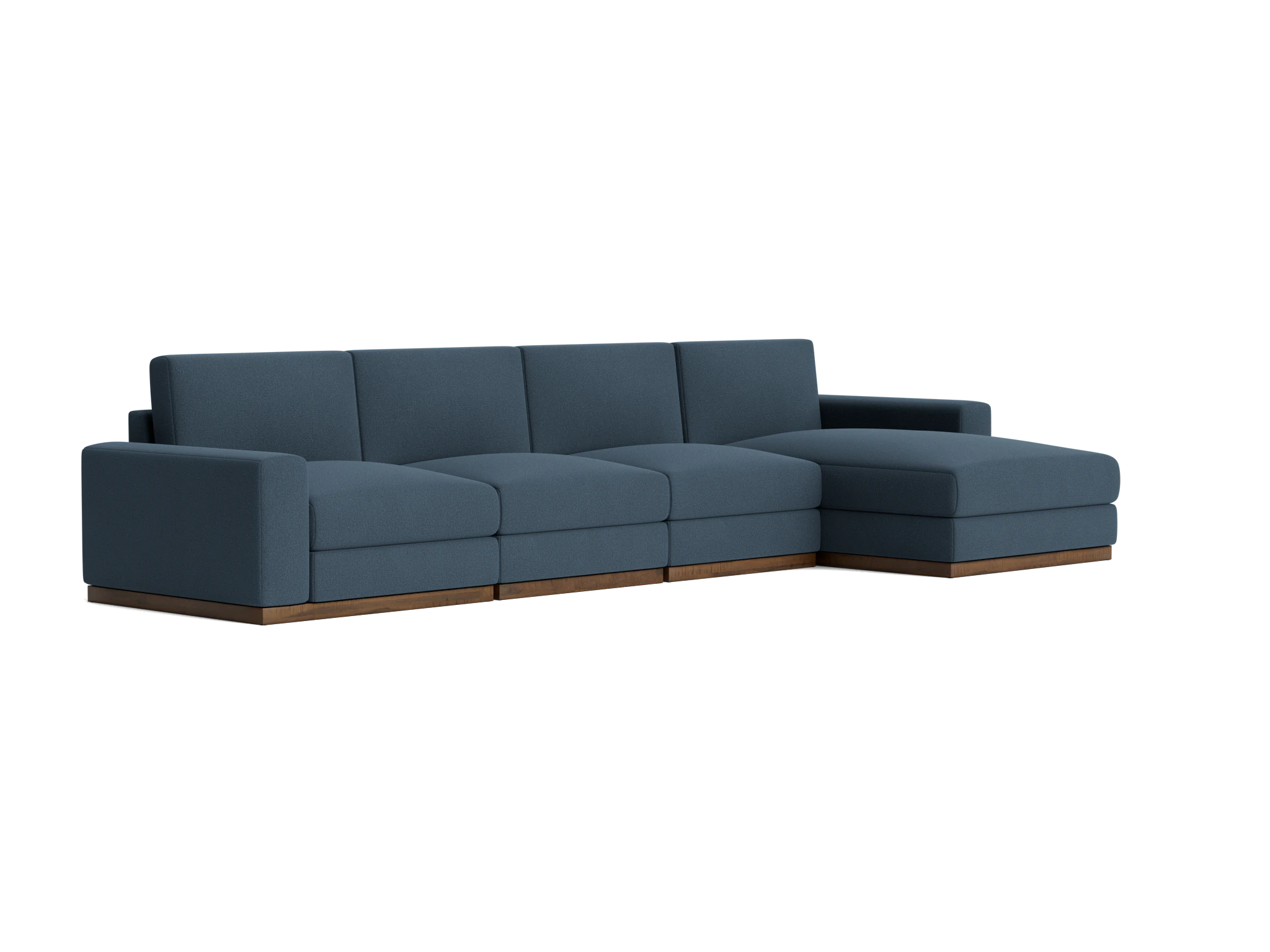 holt modular grand chaise sectional faithful indigo