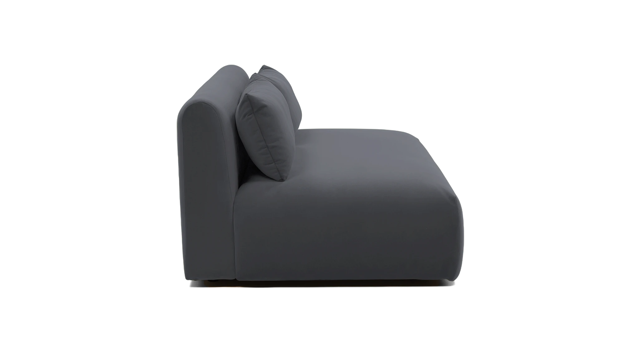 carin armless loveseat essence ash