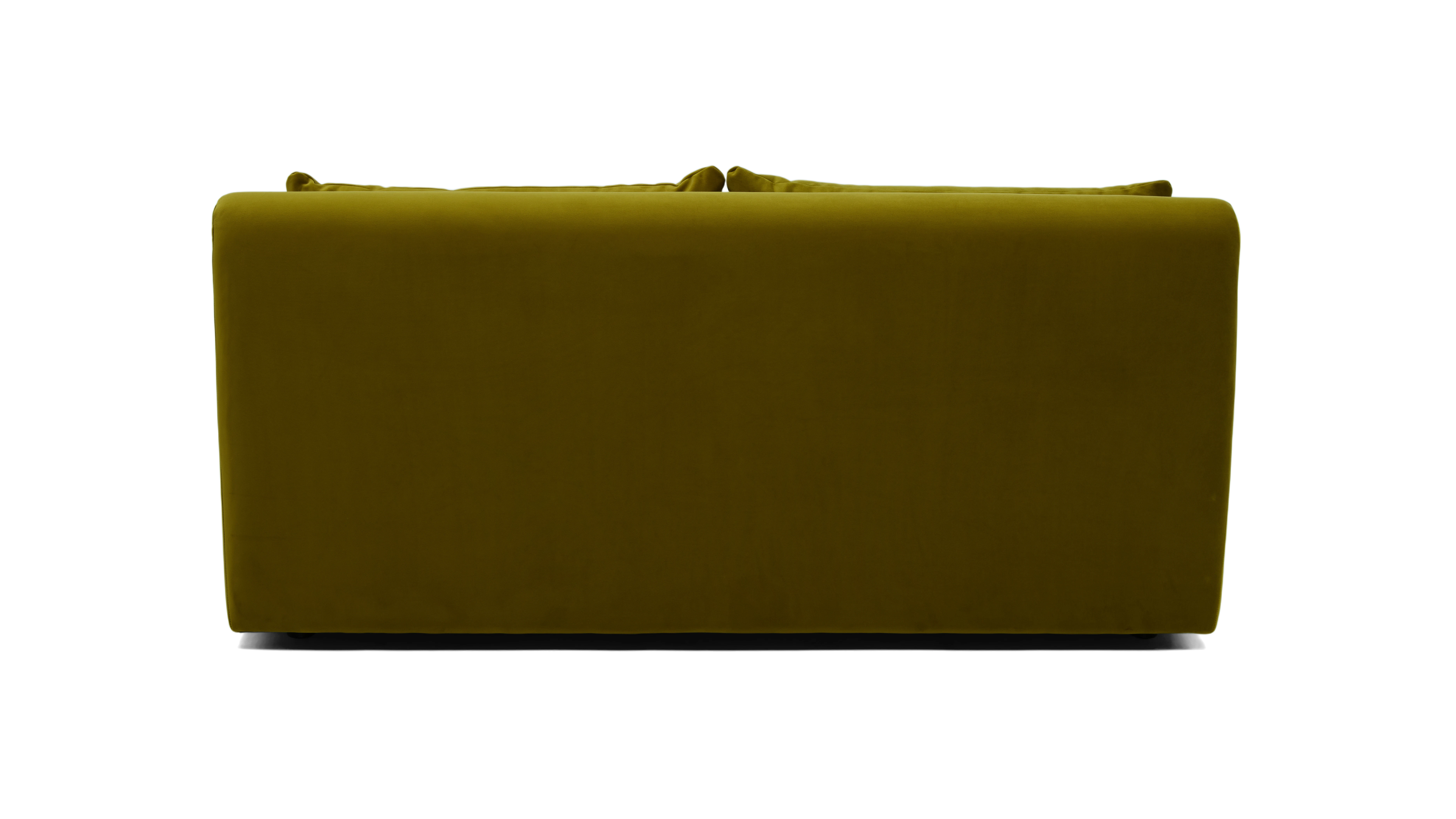 carin armless loveseat royale apple