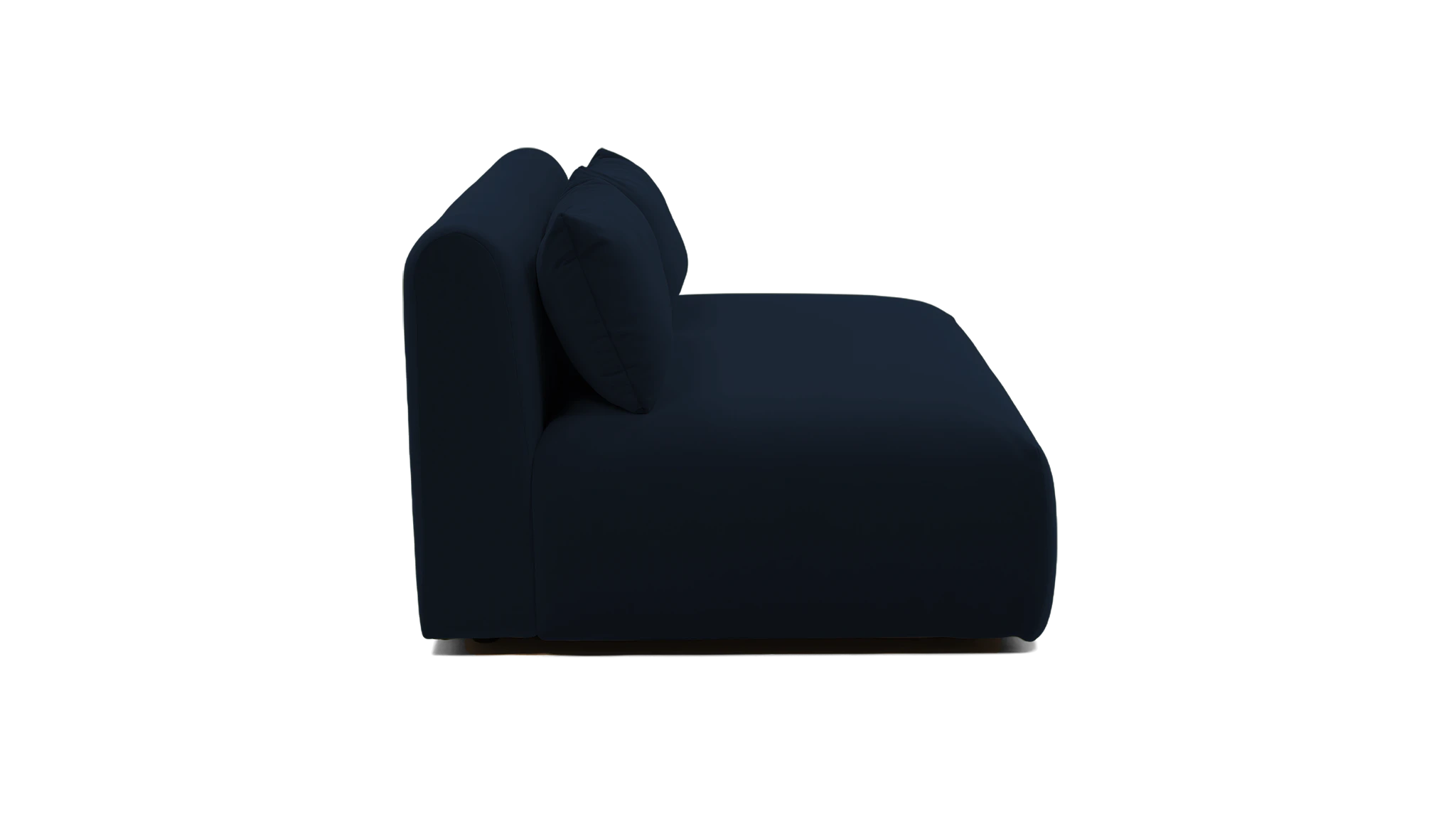 carin armless loveseat faithful indigo