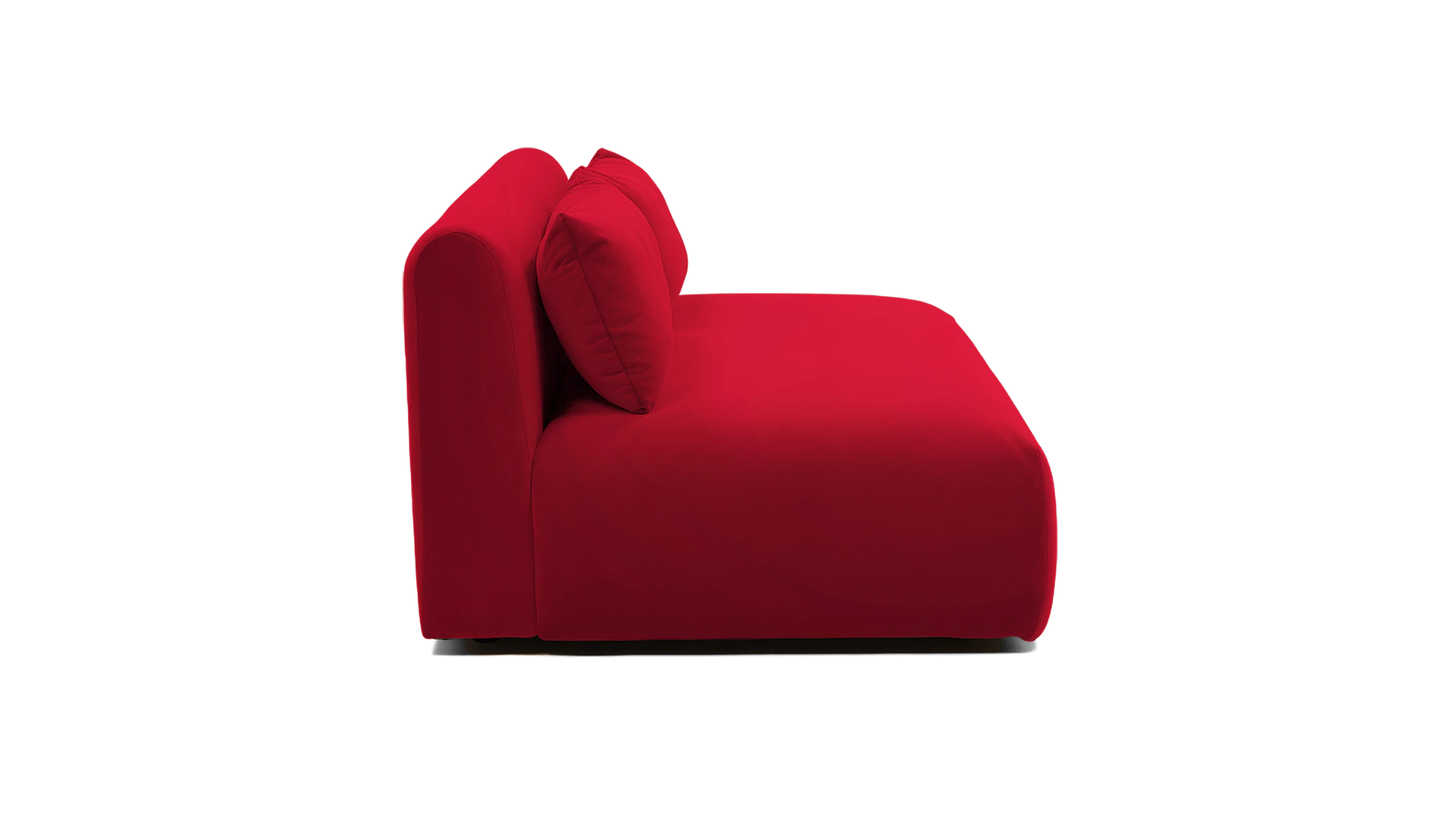 carin armless loveseat royale berry