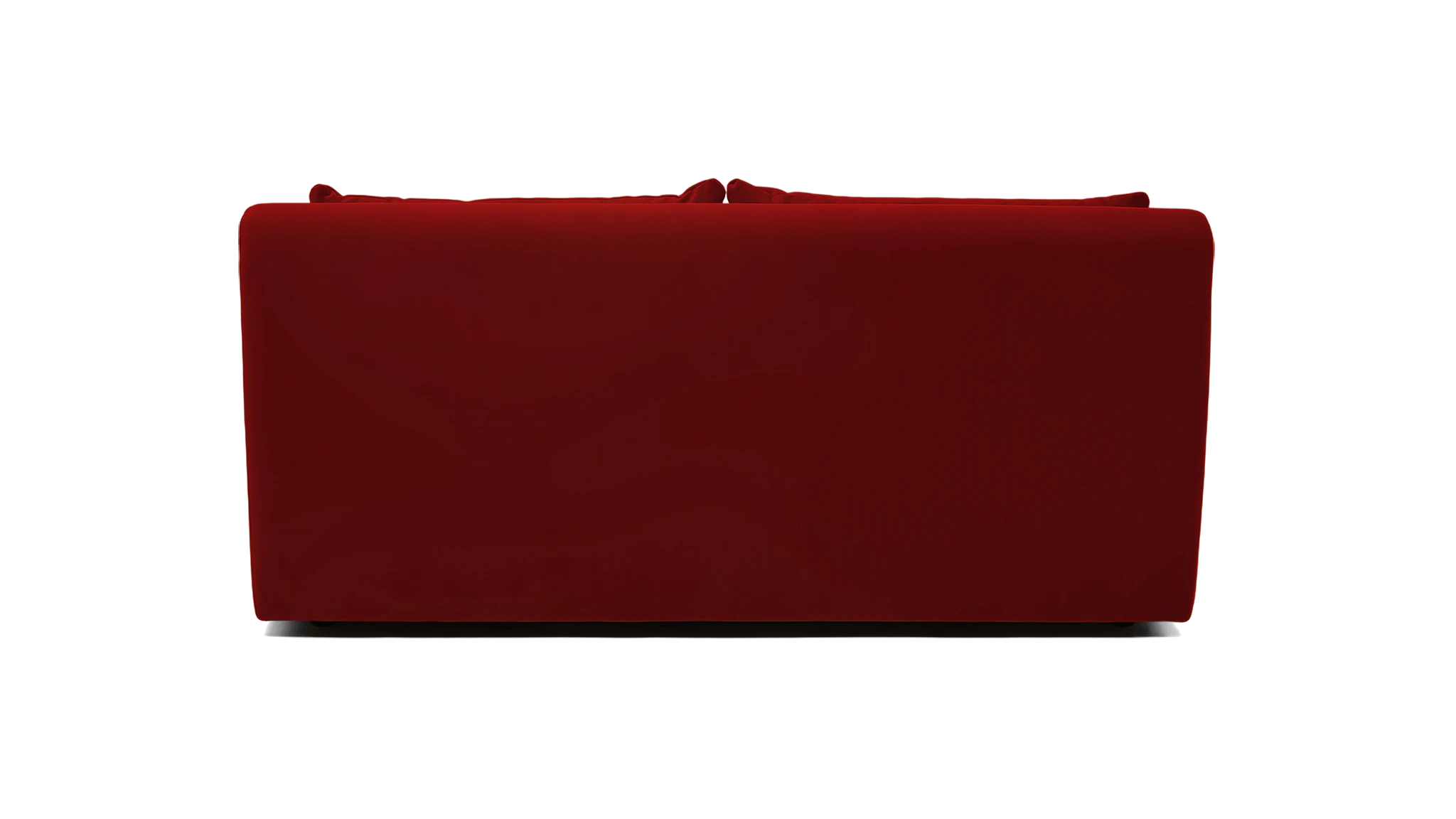 carin armless loveseat crave berry hibiscus